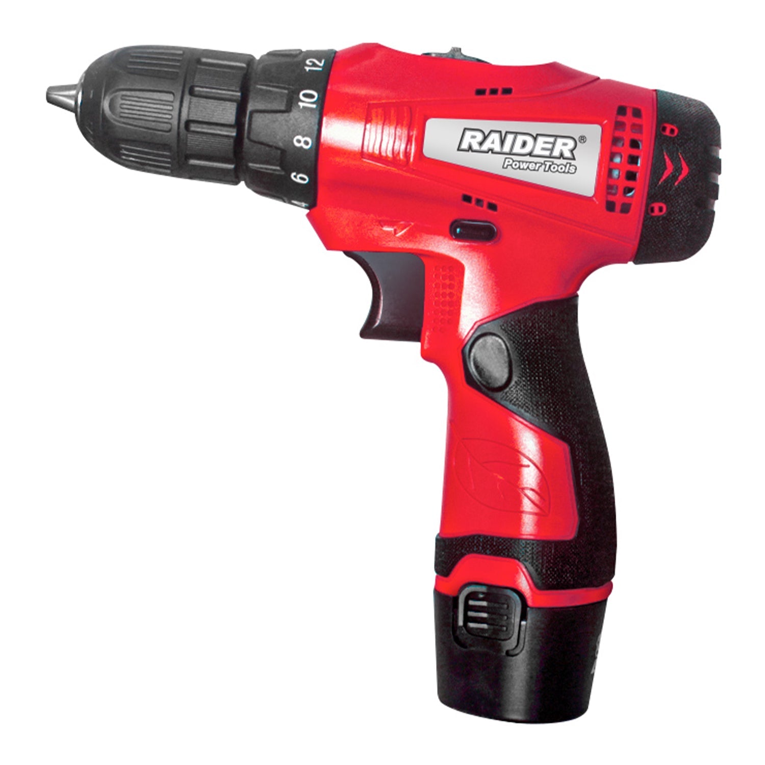 Akumulátorová vŕtačka - skrutkovač 12V, 1,5Ah, 24Nm Raider