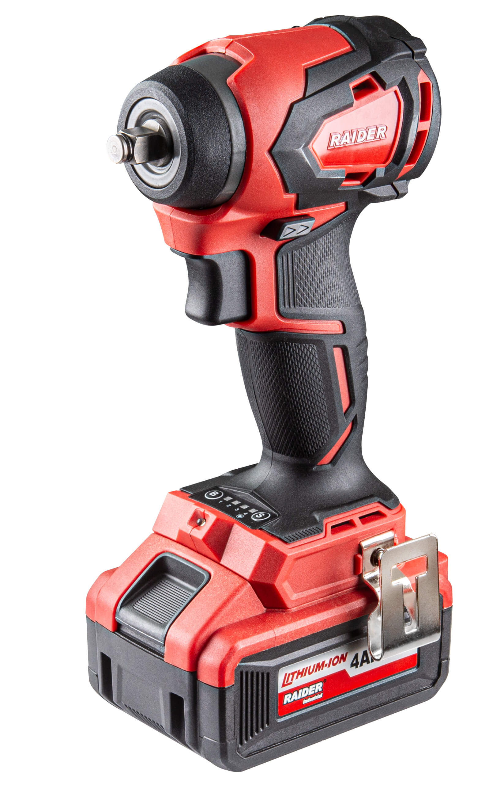 Akumulátorový rázový uťahovák 3/8'' 1/2'' 280Nm, 4Ah Raider Industrial