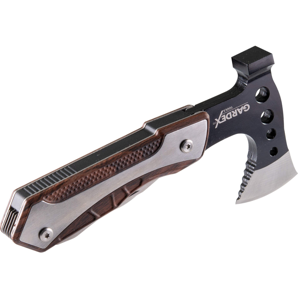 Multifunkčné náradie - sekera, vreckový nôž na kemping Axe GX Gardex