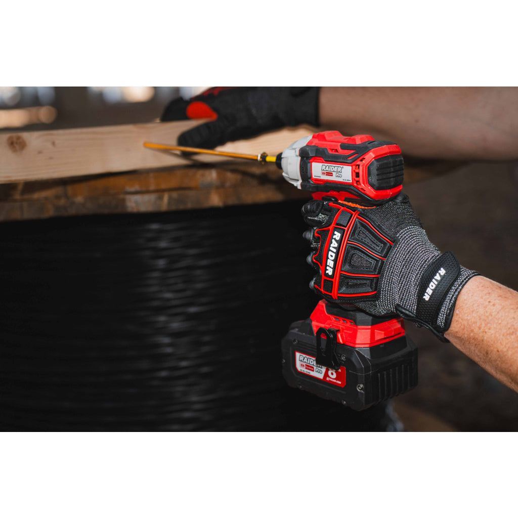 Rázový uťahovák 1/4'' Hex 180Nm Raider