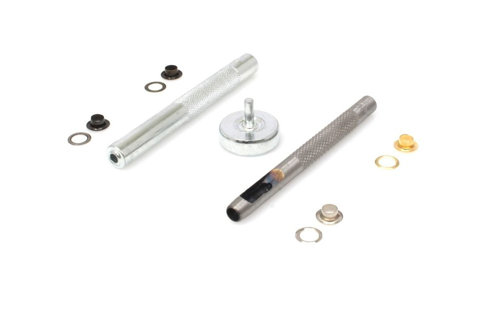 Súprava kovových očiek so sponkami 403 kusy