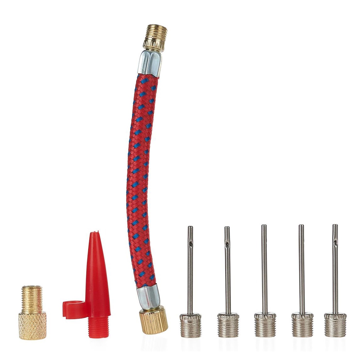 Súprava príslušenstva na univerzálne hustenie, ideálna pre autá, bicykle a nafukovacie predmety 8 dielov GEKO