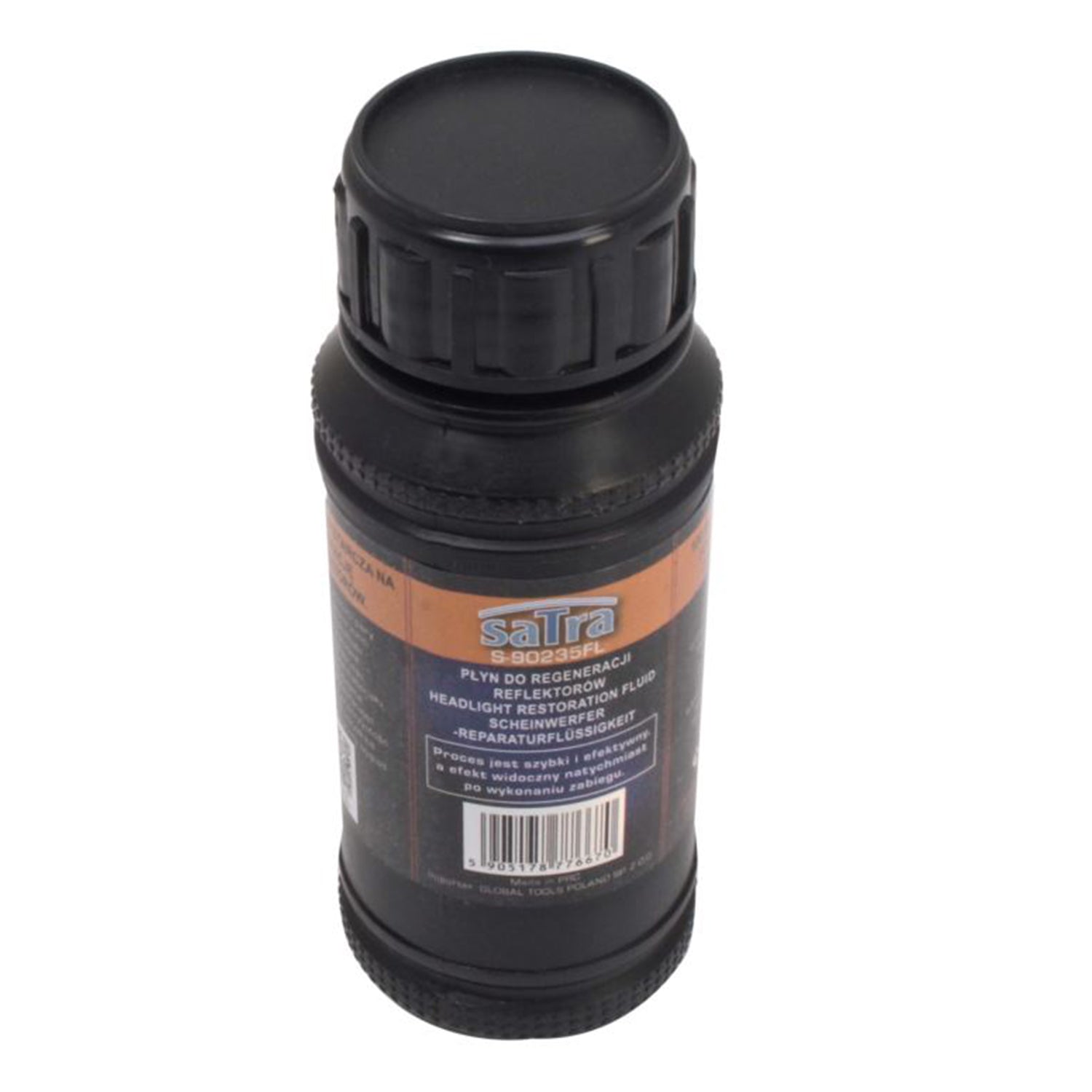 Profesionálny tekutý prípravok - kvapalina na obnovu plastových svetlometov 100ml, Satra