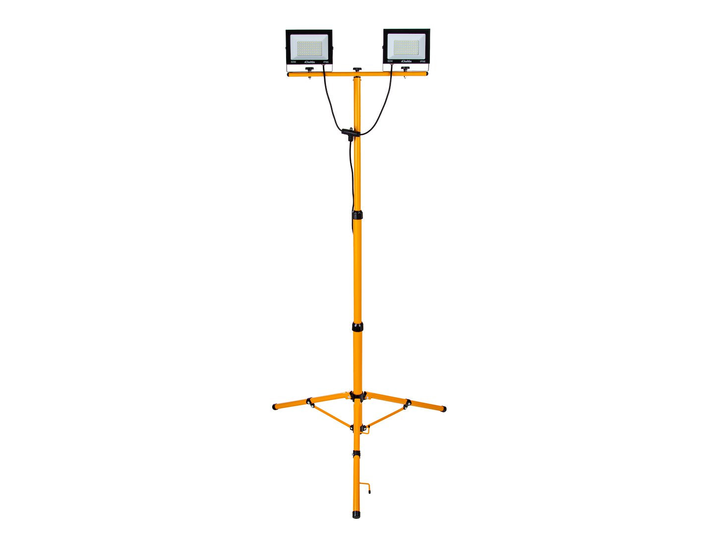 LED reflektor, 2 x 50W, s nastaviteľným statívom 60 - 160cm, neutrálna biela 4500K, IP66, Keltin