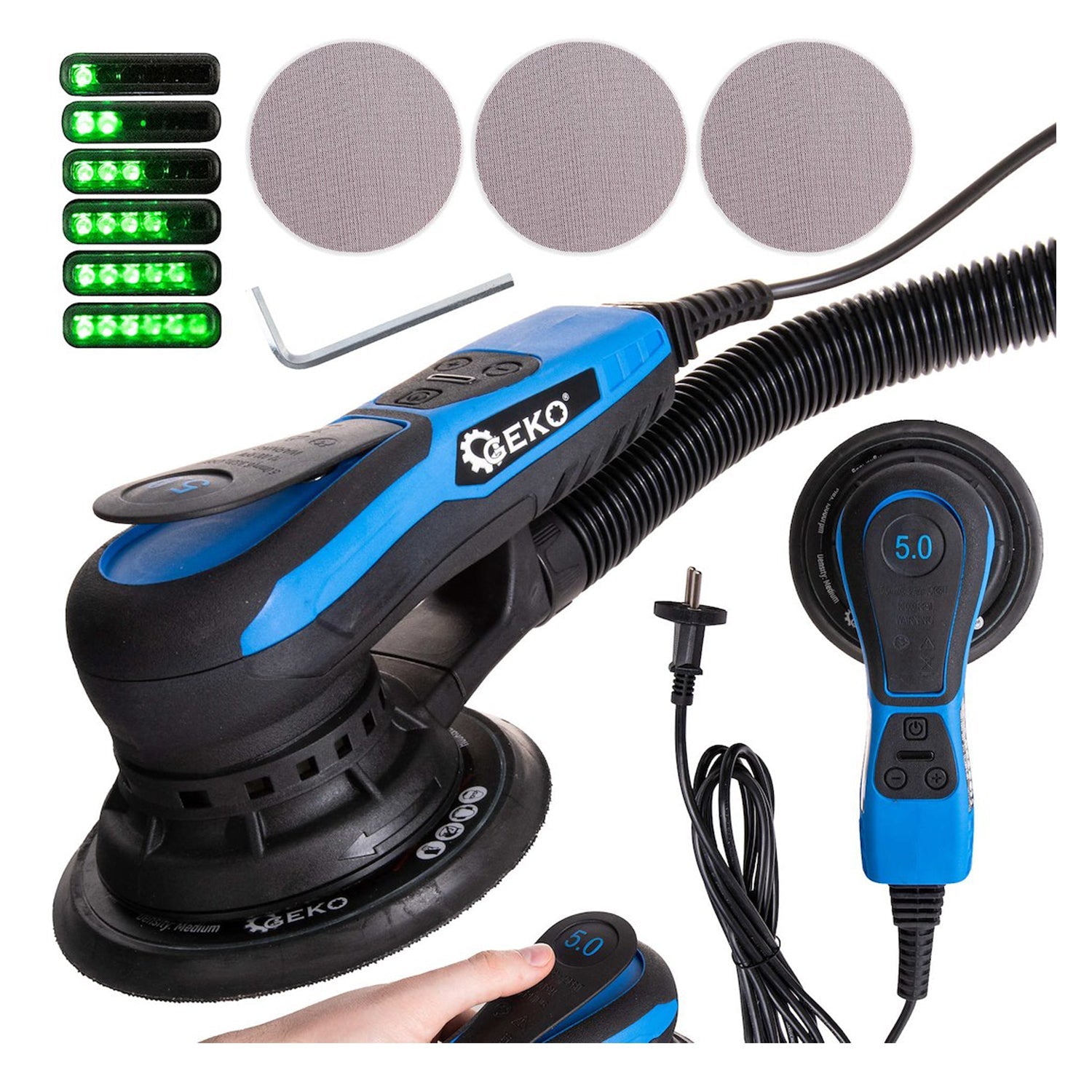 Excentrická brúska 150mm 350W Geko