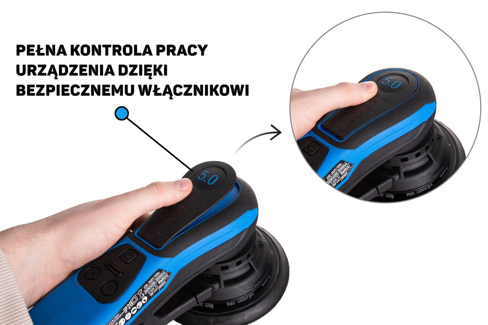 Excentrická brúska 150mm 350W Geko