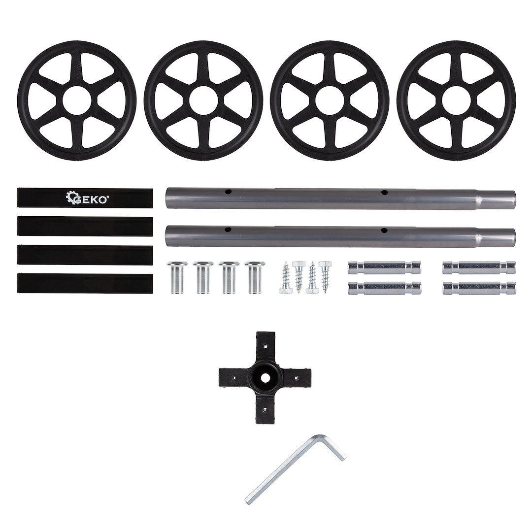 Stojan na skladovanie súpravy 4 automobilových pneumatík GEKO