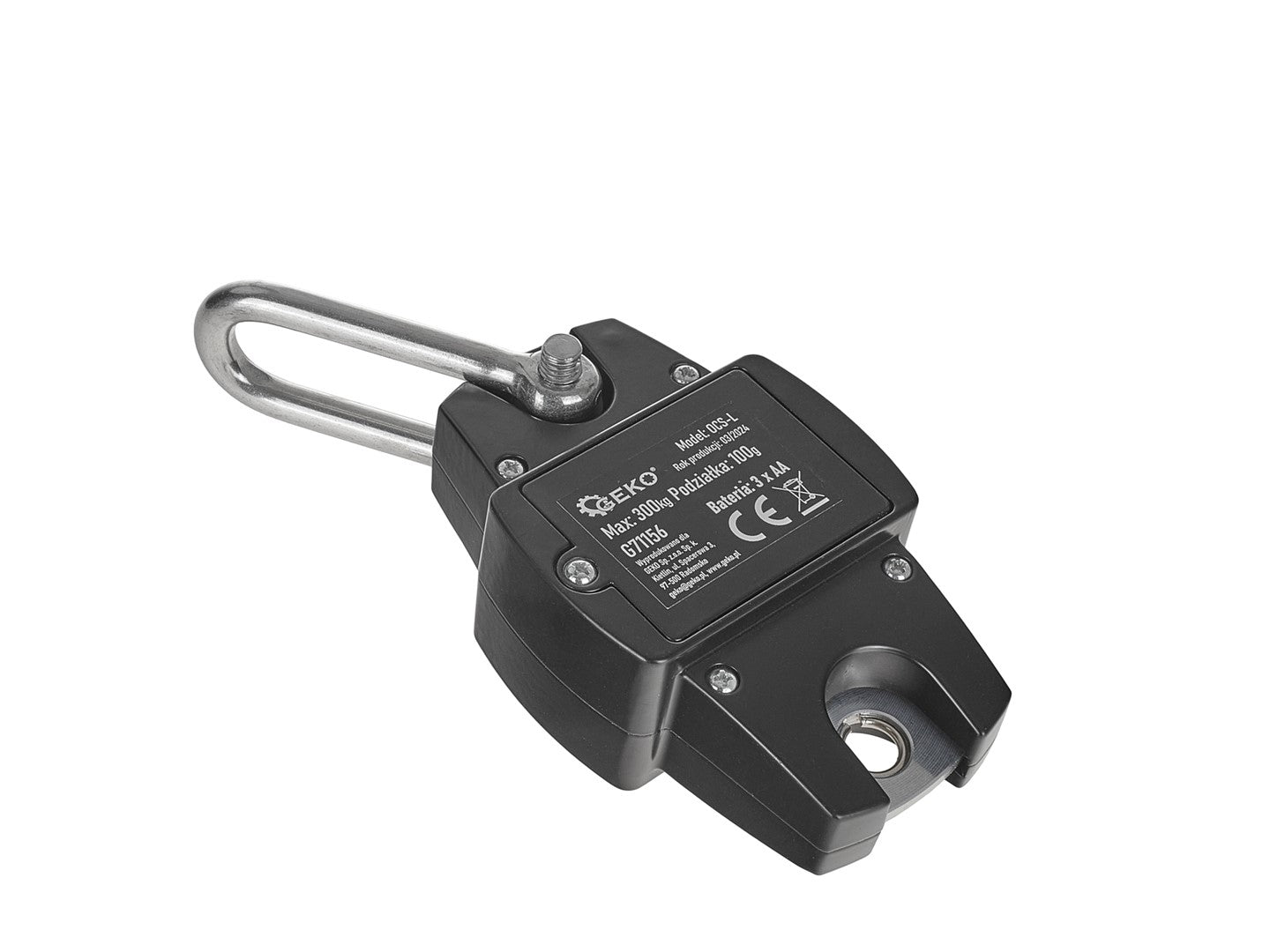 Digitálna žeriavová závesná váha 300kg Geko