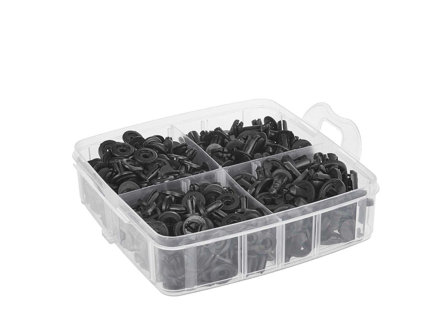 Sada náradia na odstránenie čalúnnických spôn s univerzálnymi klipsami a úchytkami 655 kusov