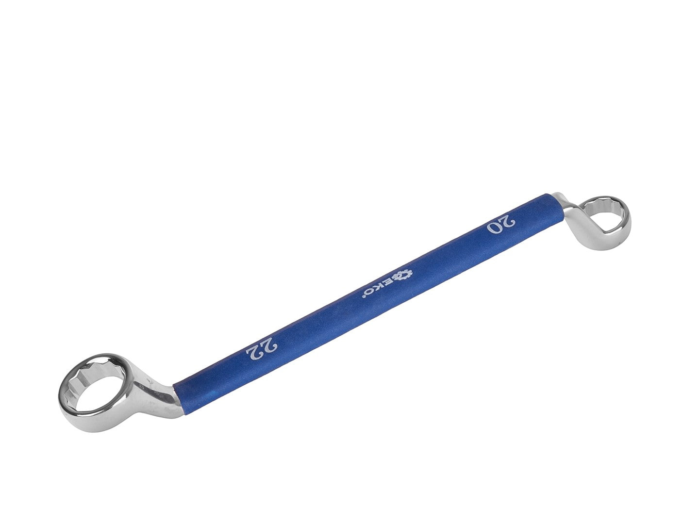 Sada 12 zahnutých očkových kľúčov s pogumovanou rukoväťou 6 - 32mm