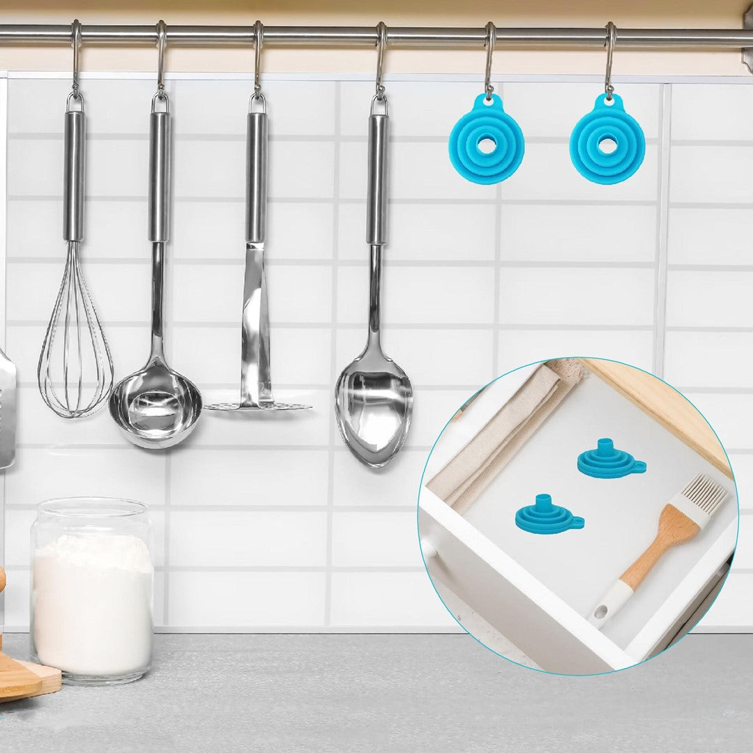 Silikónový skladací lievik 70 mm geko