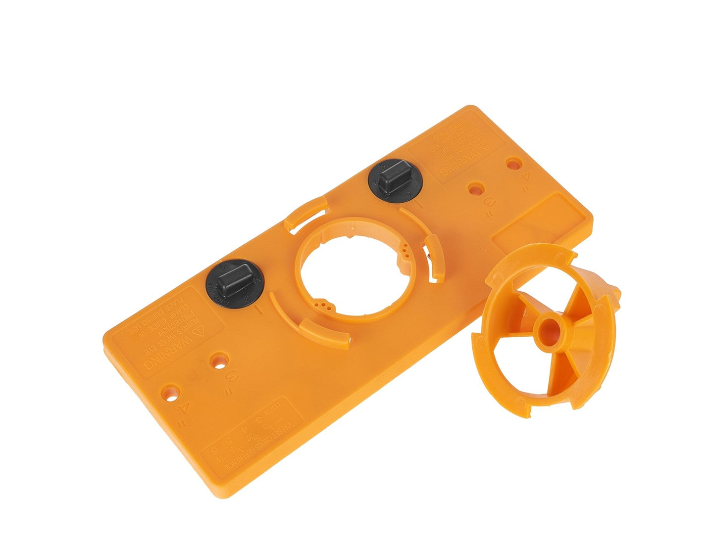 Súprava šablón a vodidiel na vŕtanie a frézovanie závesových otvorov, 5 kusov