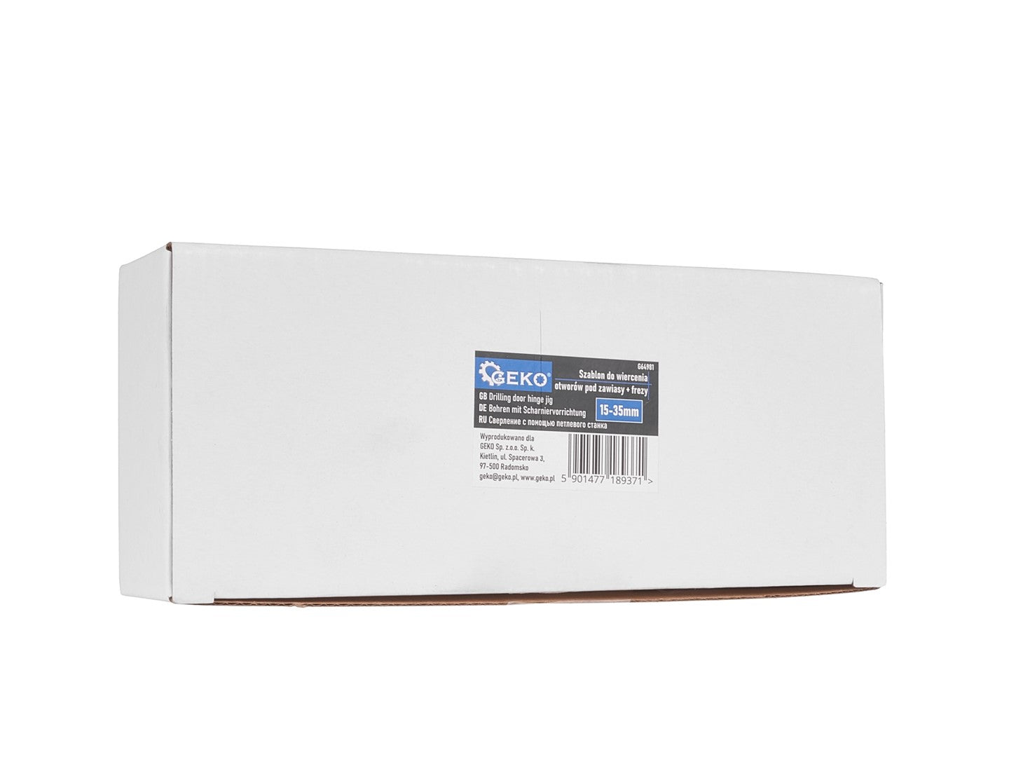 Súprava šablón a vodidiel na vŕtanie a frézovanie závesových otvorov, 5 kusov