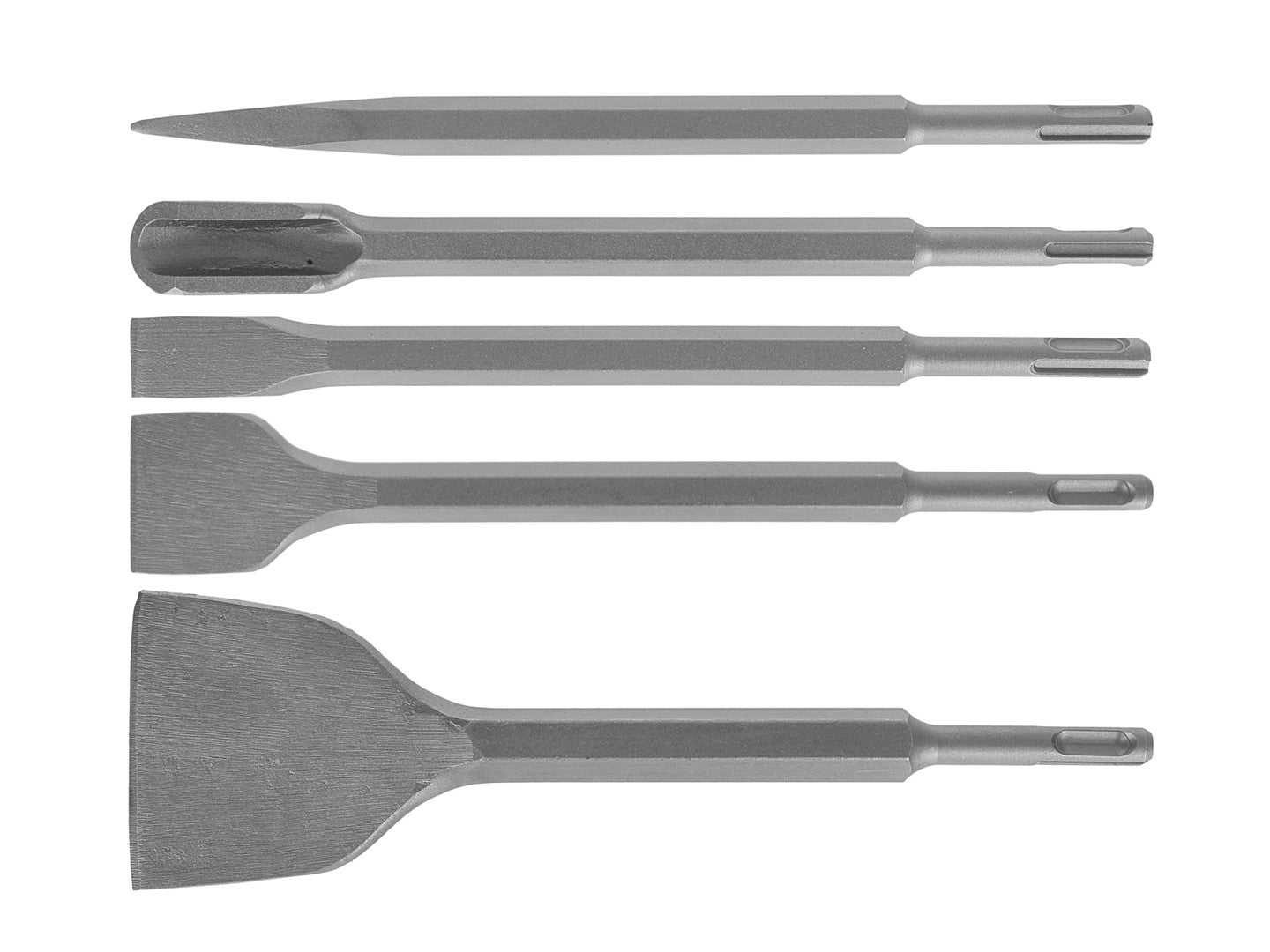 Sada 5 sekáčov SDS Plus