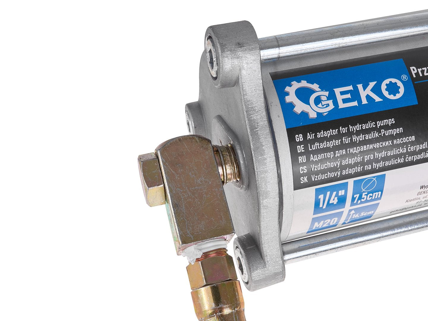 Pneumatický adaptér pre hydraulický lis geko