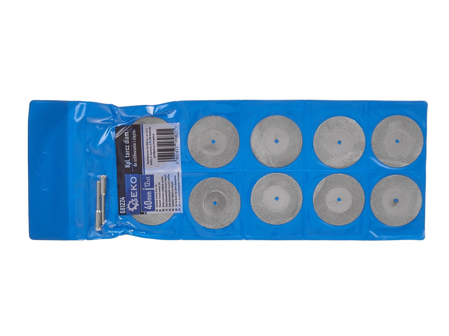 Súprava 10 diamantových rezných kotúčov 40 mm