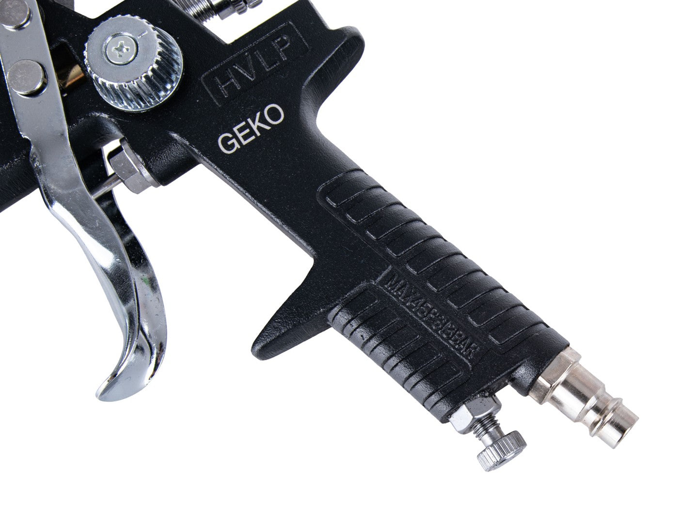 Striekacia pištoľ HVLP so 4 tryskami 1,3 / 1,4 / 1,7 / 2,0