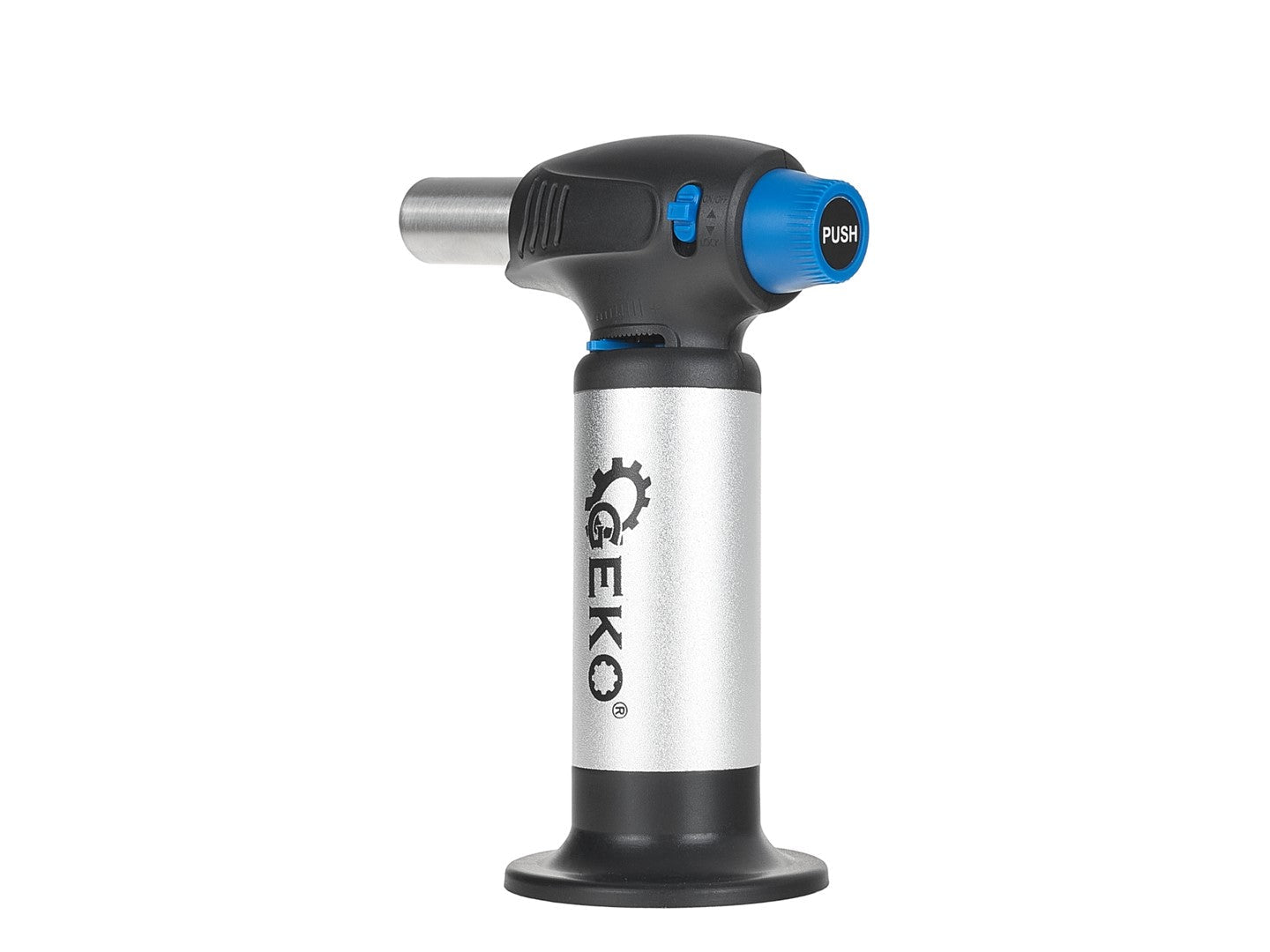 Prenosný piezo horák s nádržkou, otáčanie 360 stupňov