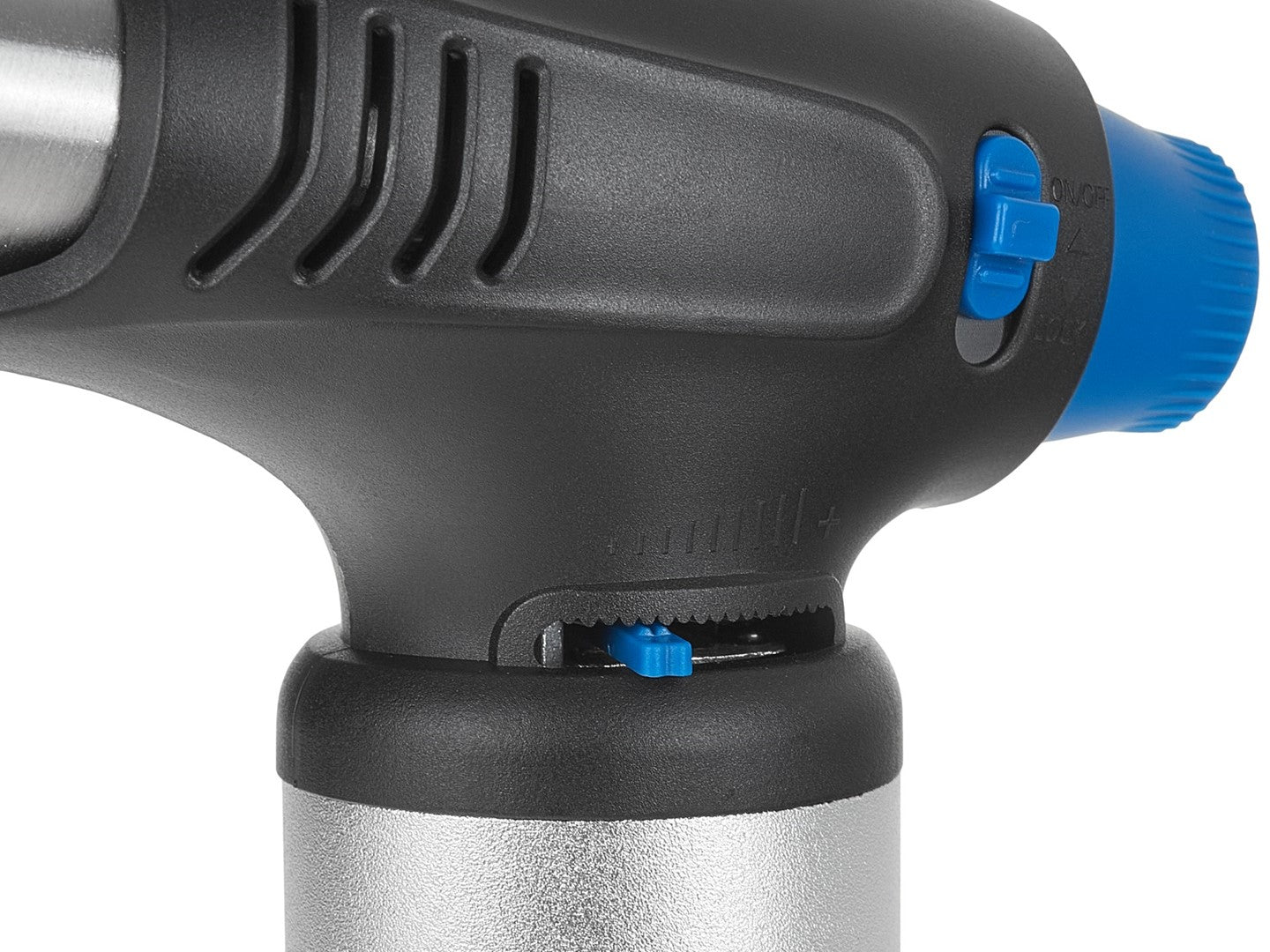 Prenosný piezo horák s nádržkou, otáčanie 360 stupňov