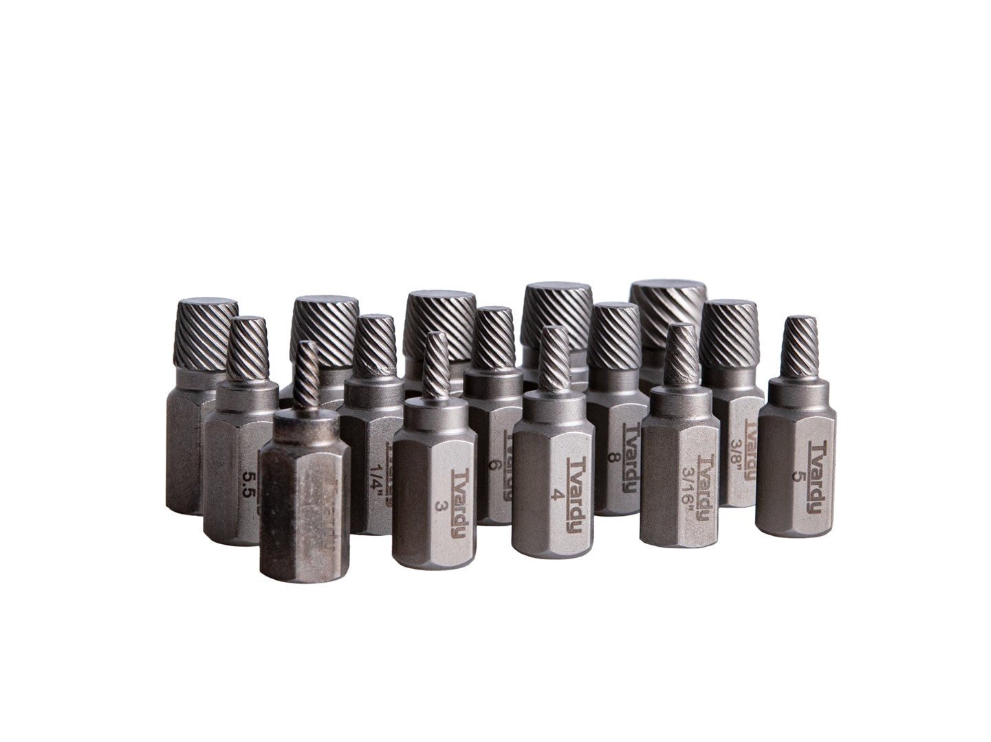 Súprava sťahovákov na poškodené a zlomené skrutky 15 kusov tvardy