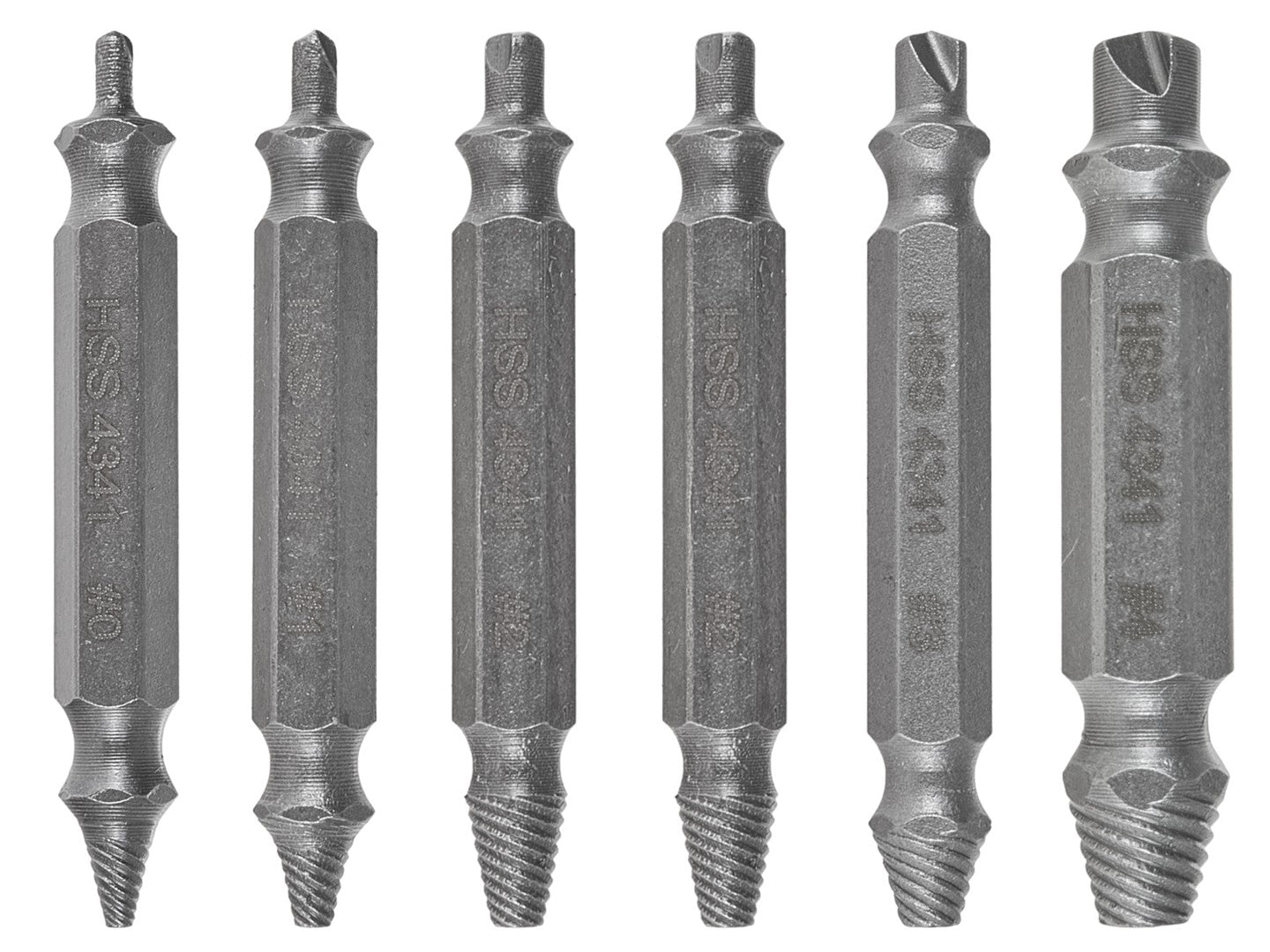 Sada 6 dvojitých sťahovákov na opotrebované a poškodené skrutky
