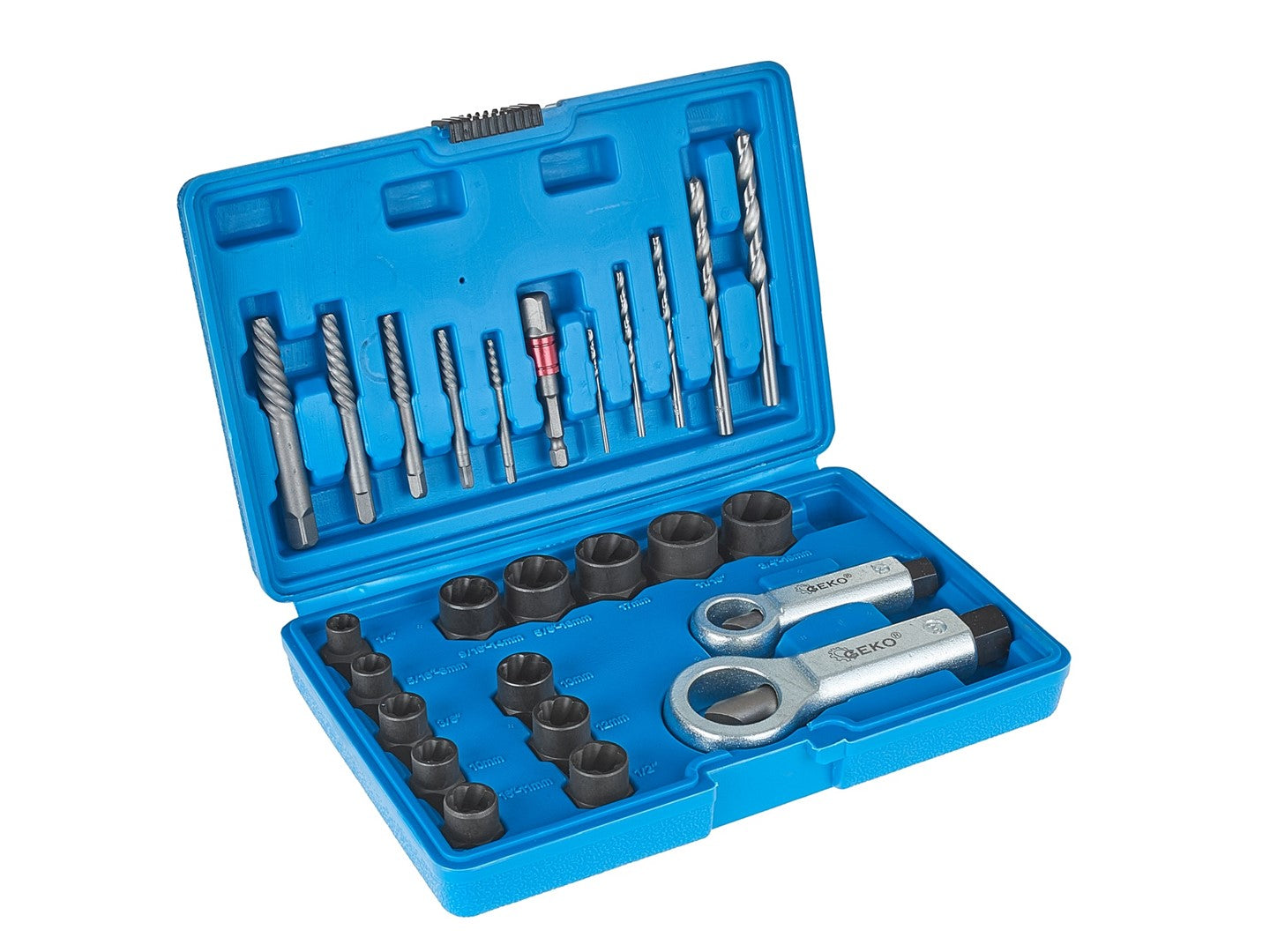 Súprava sťahovákov na poškodené, zlomené skrutky, matice, čapy 26 kusov