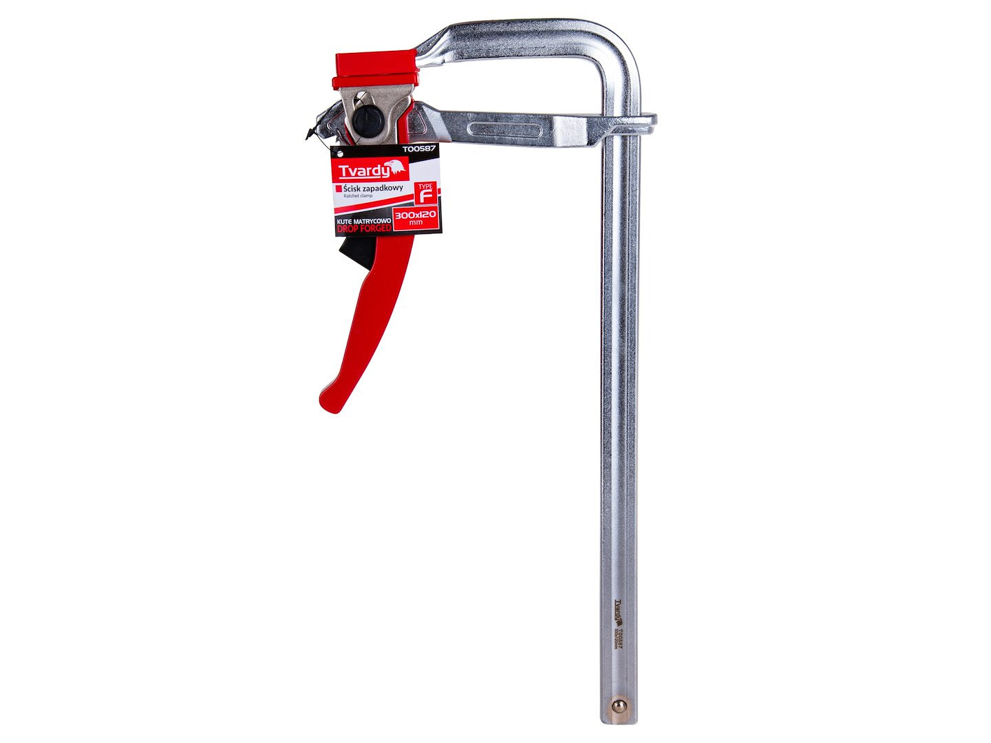 Stolárska svorka typu F s račňou 300x120 mm