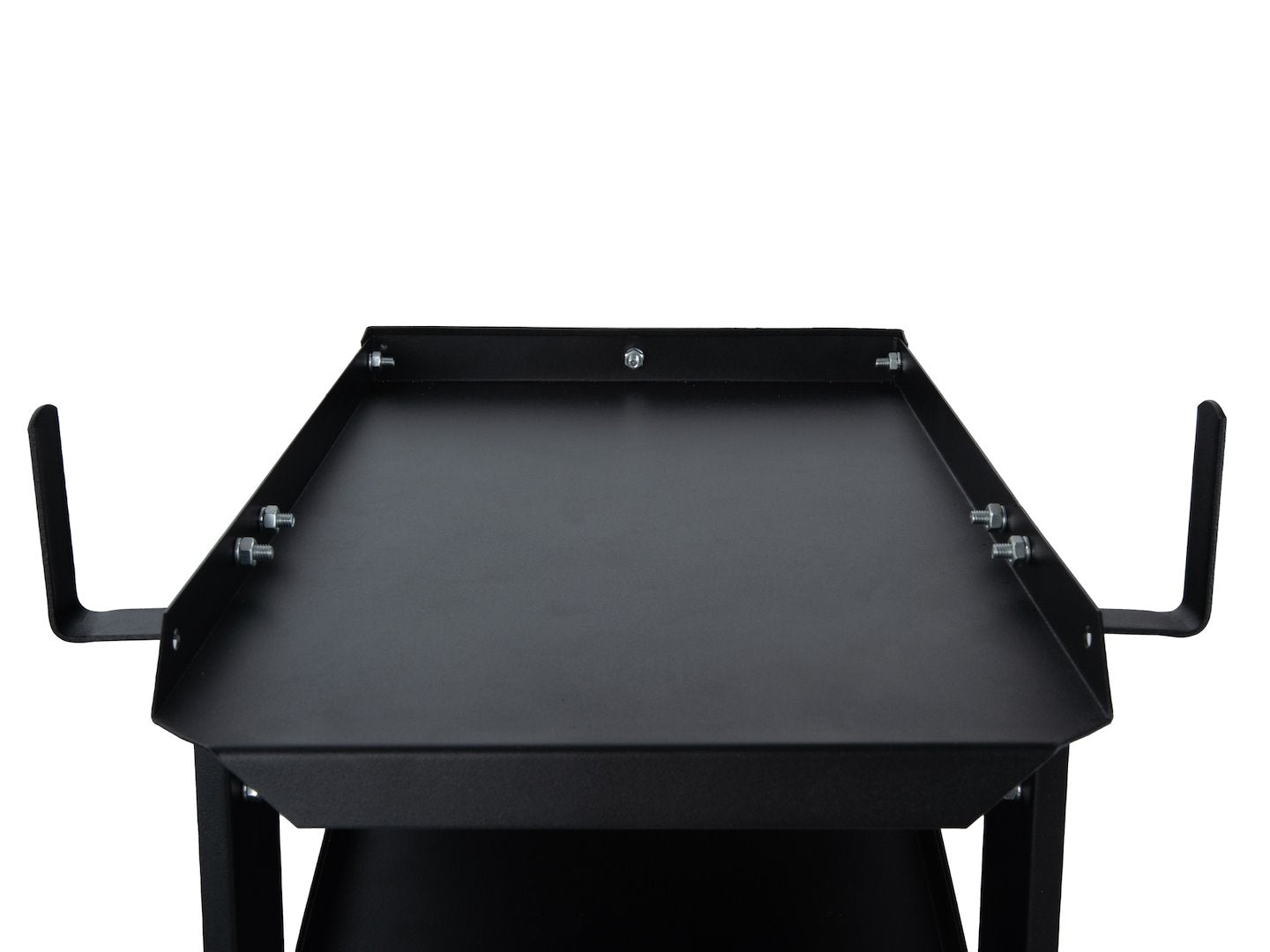 Vozík na zvárací prístroj s rukoväťou a 4 zásuvkami