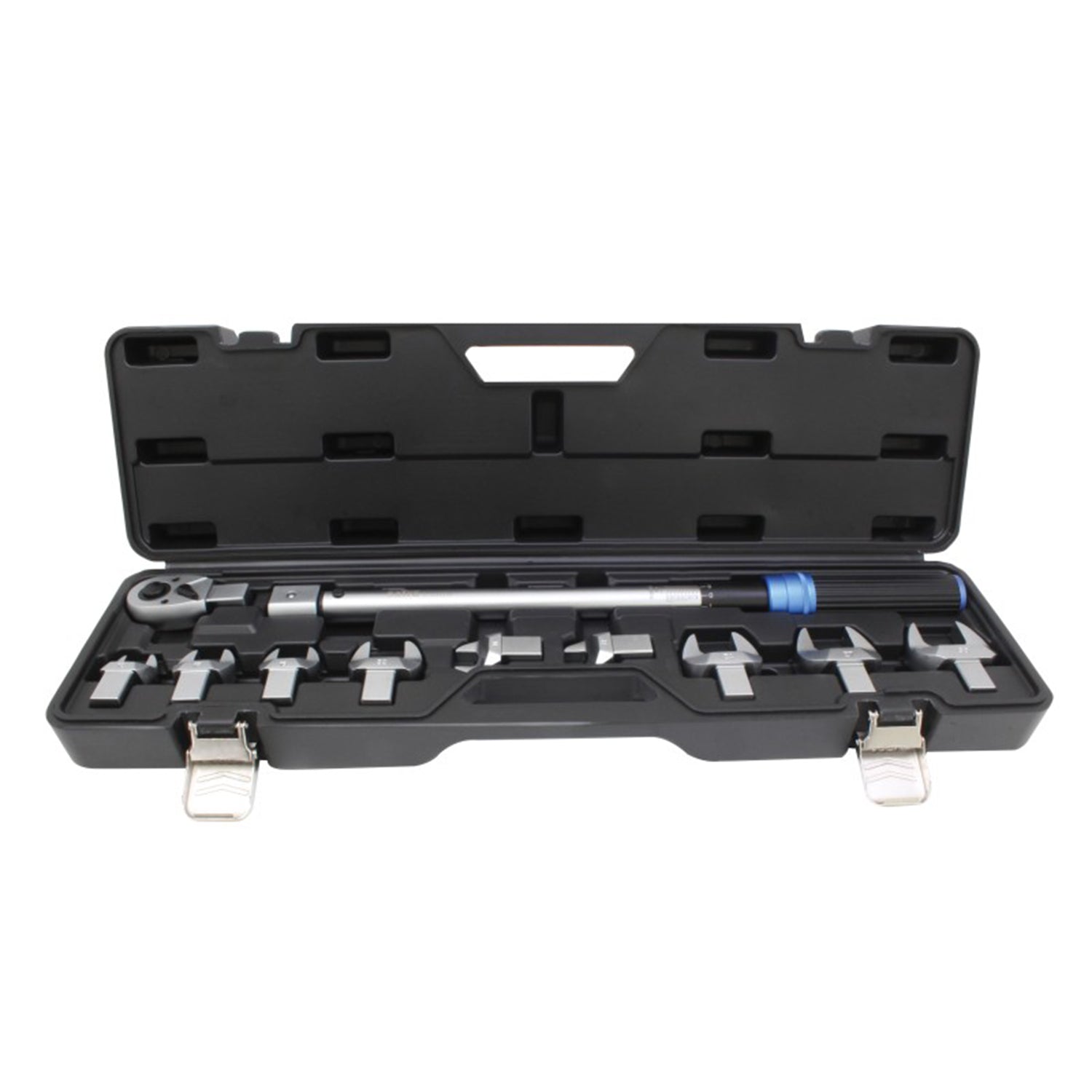 Súprava momentového kľúča 40–220nm s polootvorenými kľúčmi pre brzdové a palivové potrubia