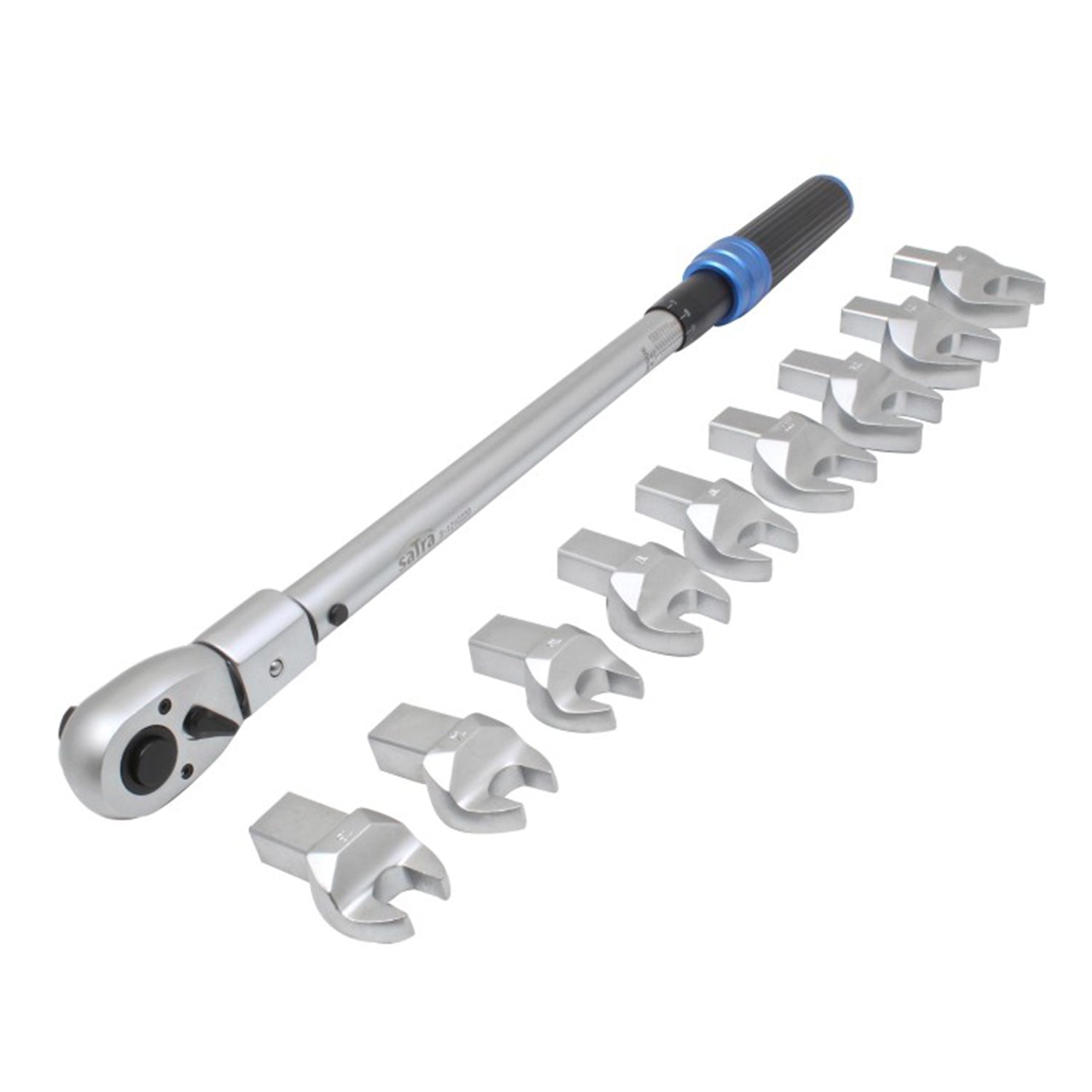 Súprava momentového kľúča 40–220nm s polootvorenými kľúčmi pre brzdové a palivové potrubia