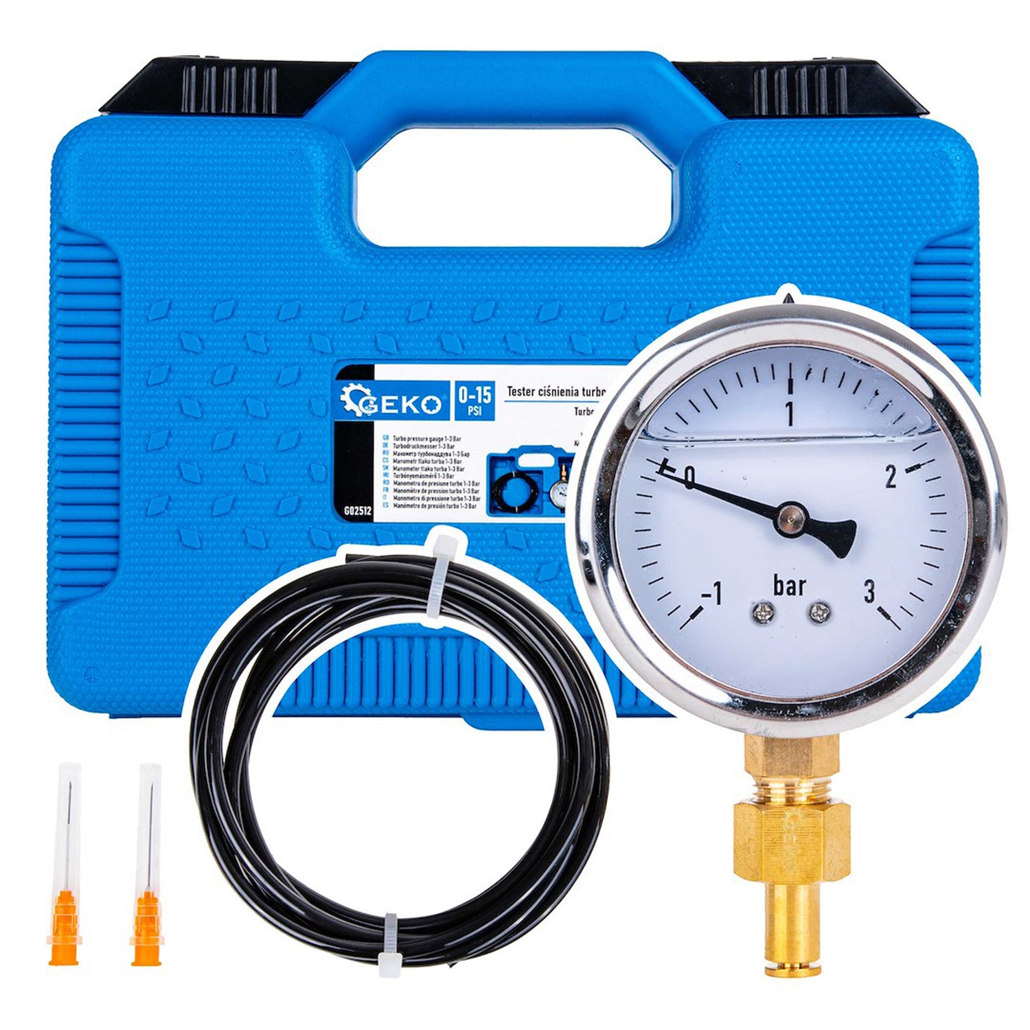 Manometer - tester tlaku turba 1 - 3bar Geko