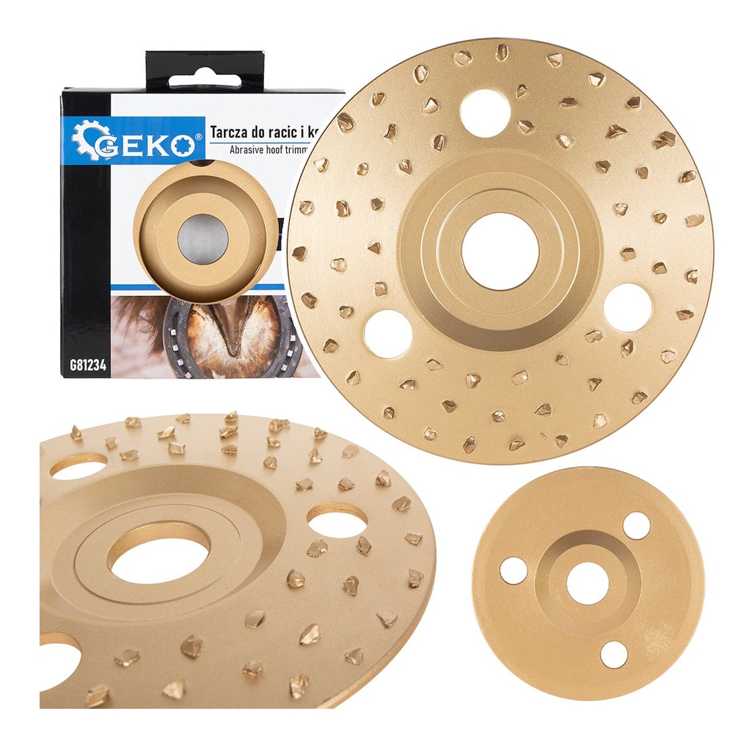 Kotúč na brúsenie kopýt 125 mm Geko