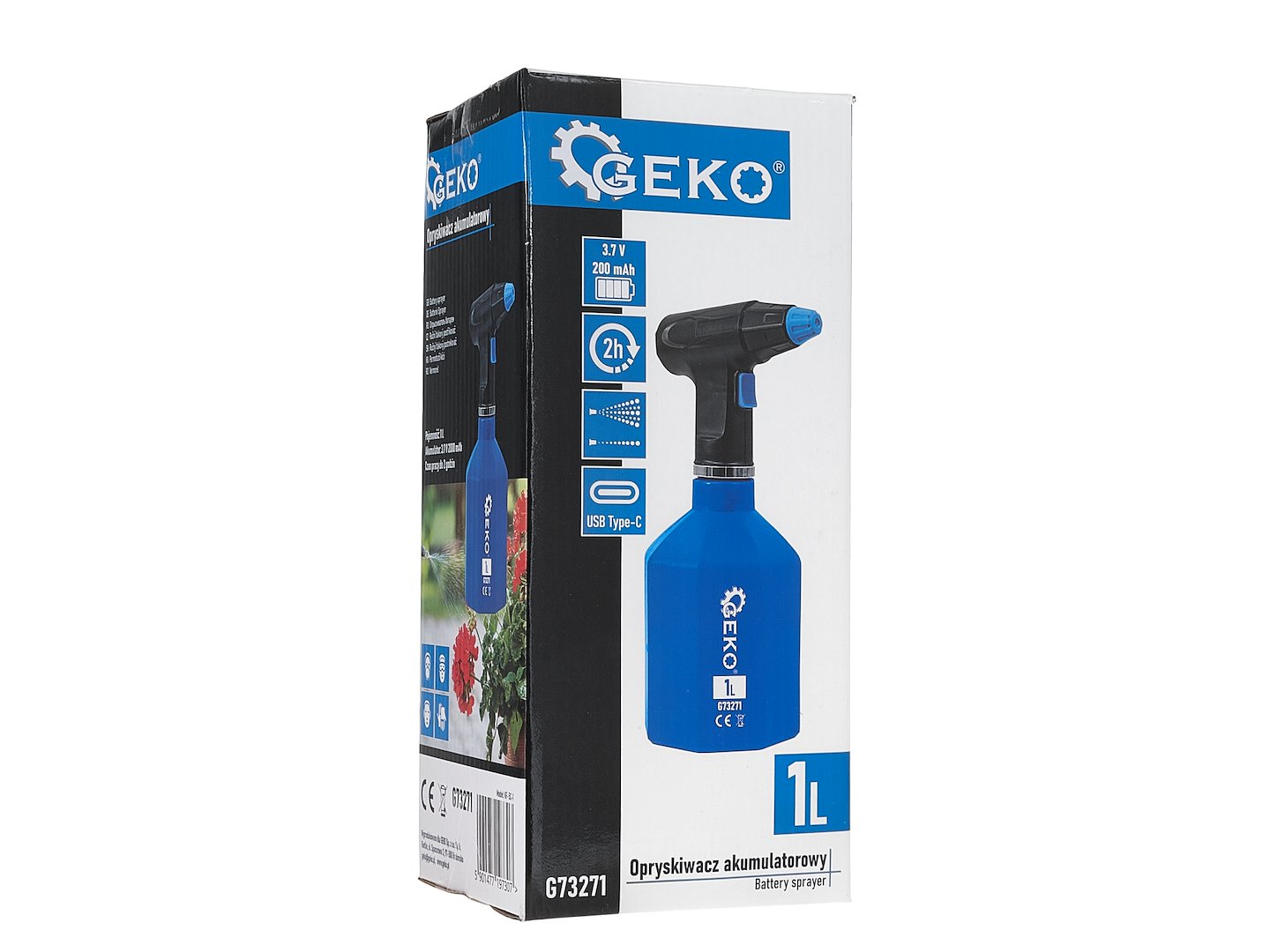 Elektrický postrekovač 1l s akumulátorom usb-c