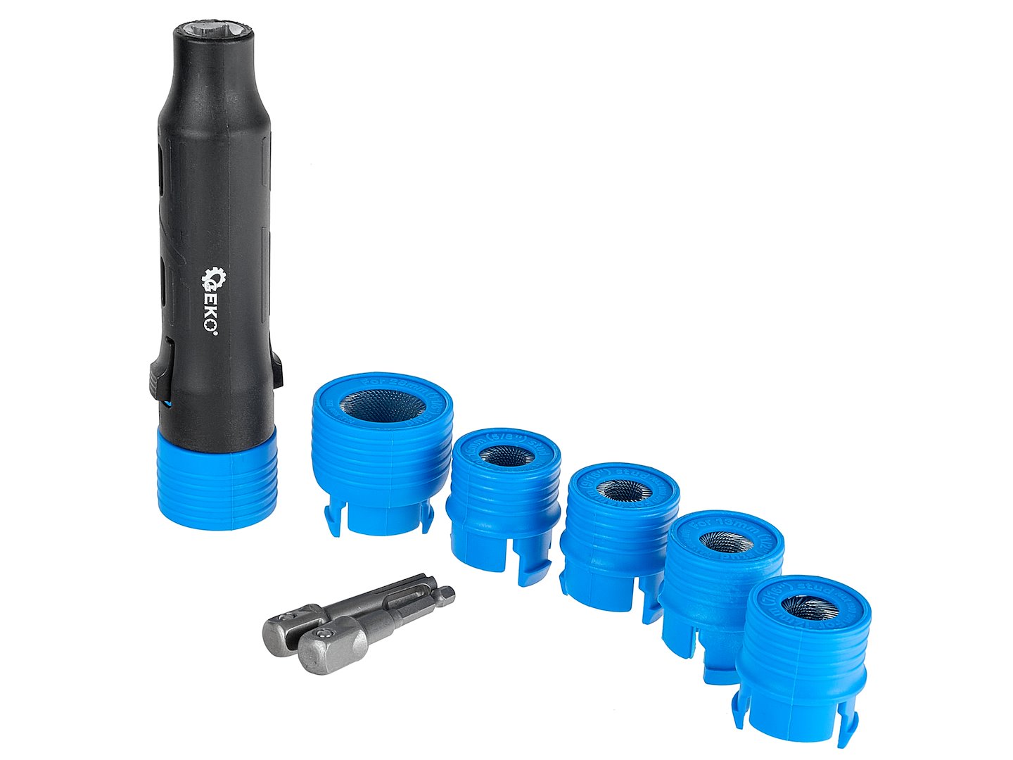 Profesionálna sada na čistenie skrutiek a matíc kolies auta 9 dielov GEKO