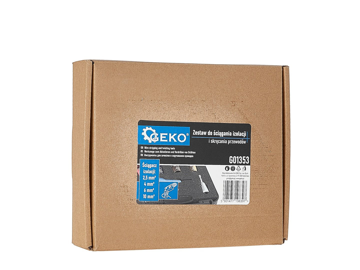 Elektrikárska sada na odizolovanie a krútenie vodičov