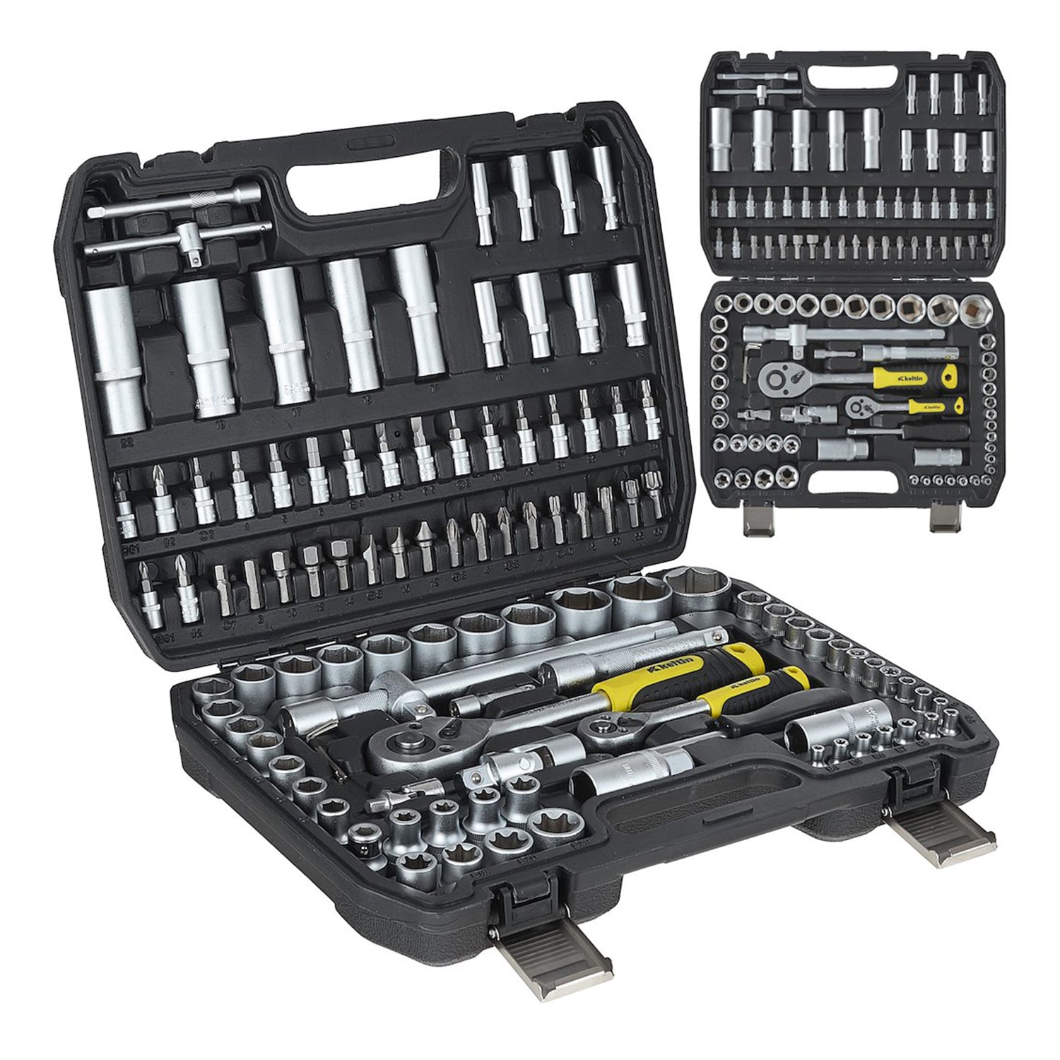 Súprava náradia 108 dielov 1/4", 1/2" GEKO