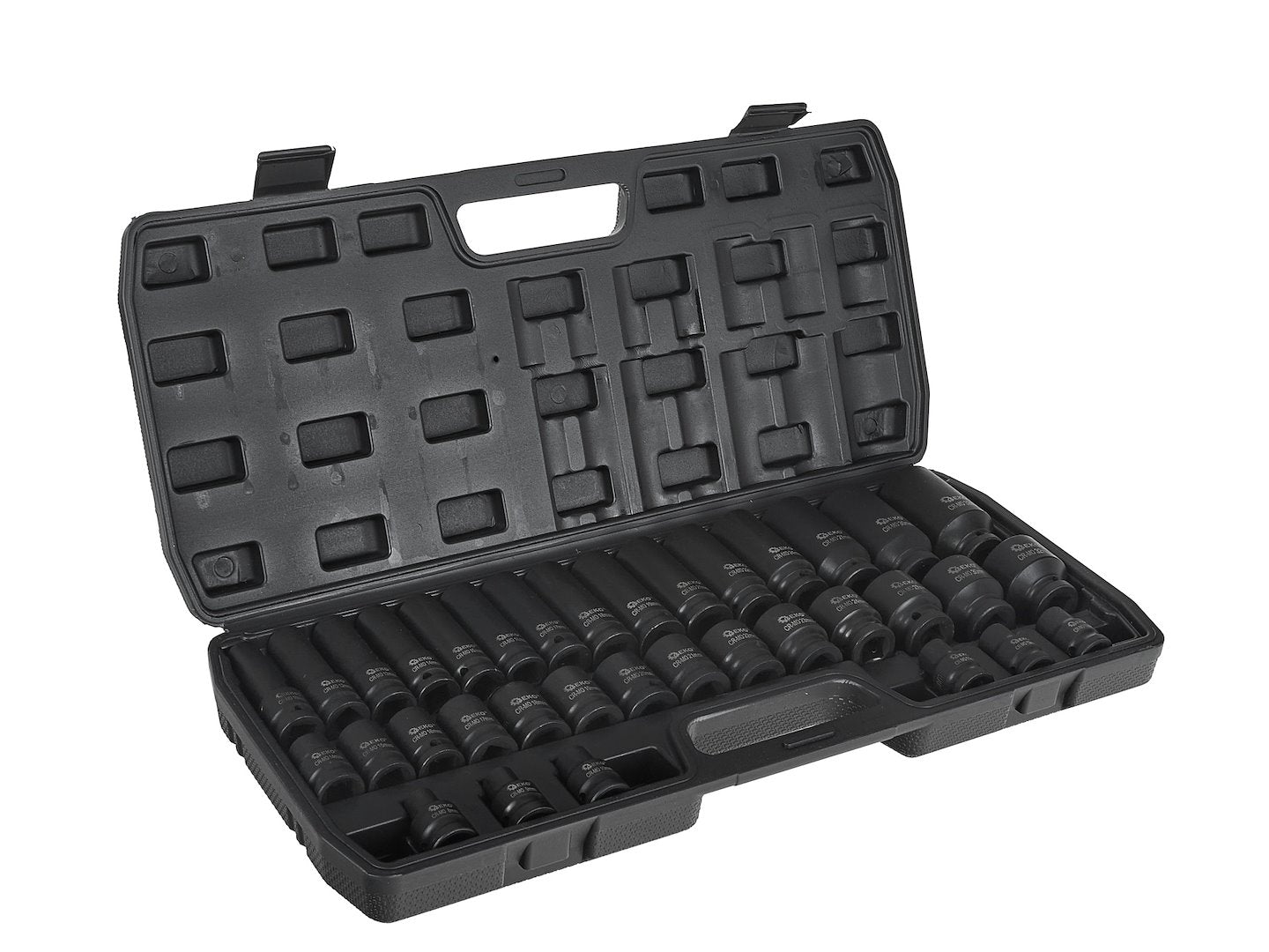 Súprava krátkych a dlhých nárazových orechov 1/2 8–32mm 35 dielov