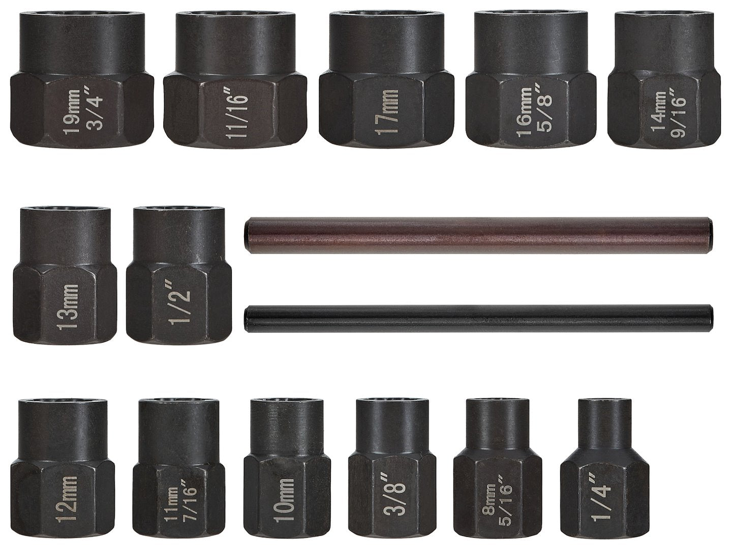 Súprava sťahovákov na opotrebované alebo zlomené skrutky 6–19mm 15 dielov GEKO