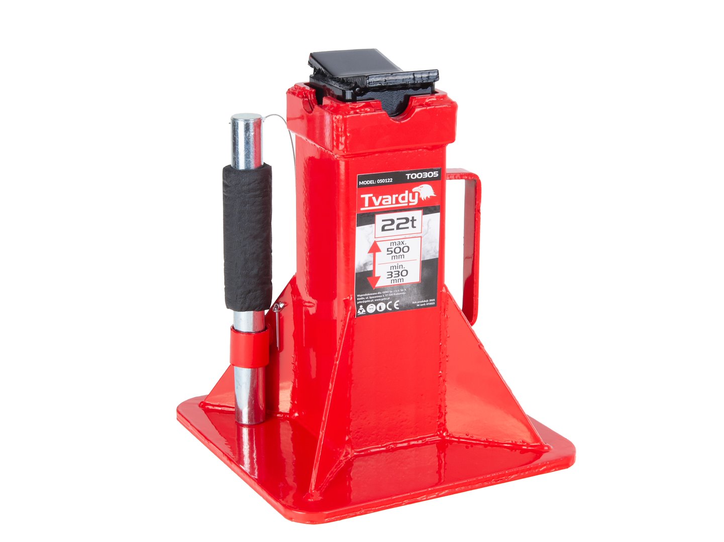 Stojan - koza so zosilnenou konštrukciou a zaisťovacím čapom 22t, nastaviteľný 330 - 500mm