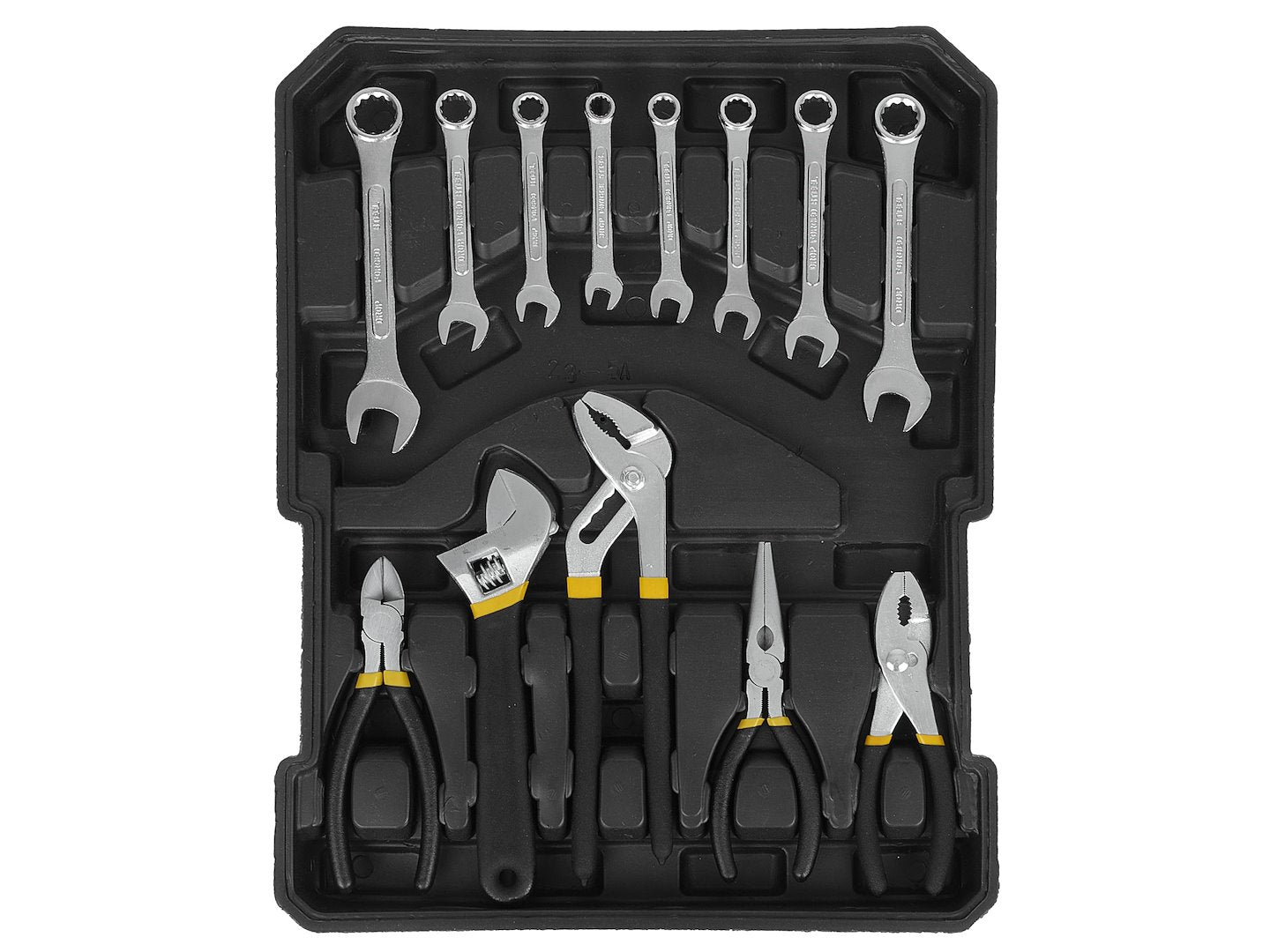 Hliníkový kufor na kolieskach vybavený náradím 187 dielov