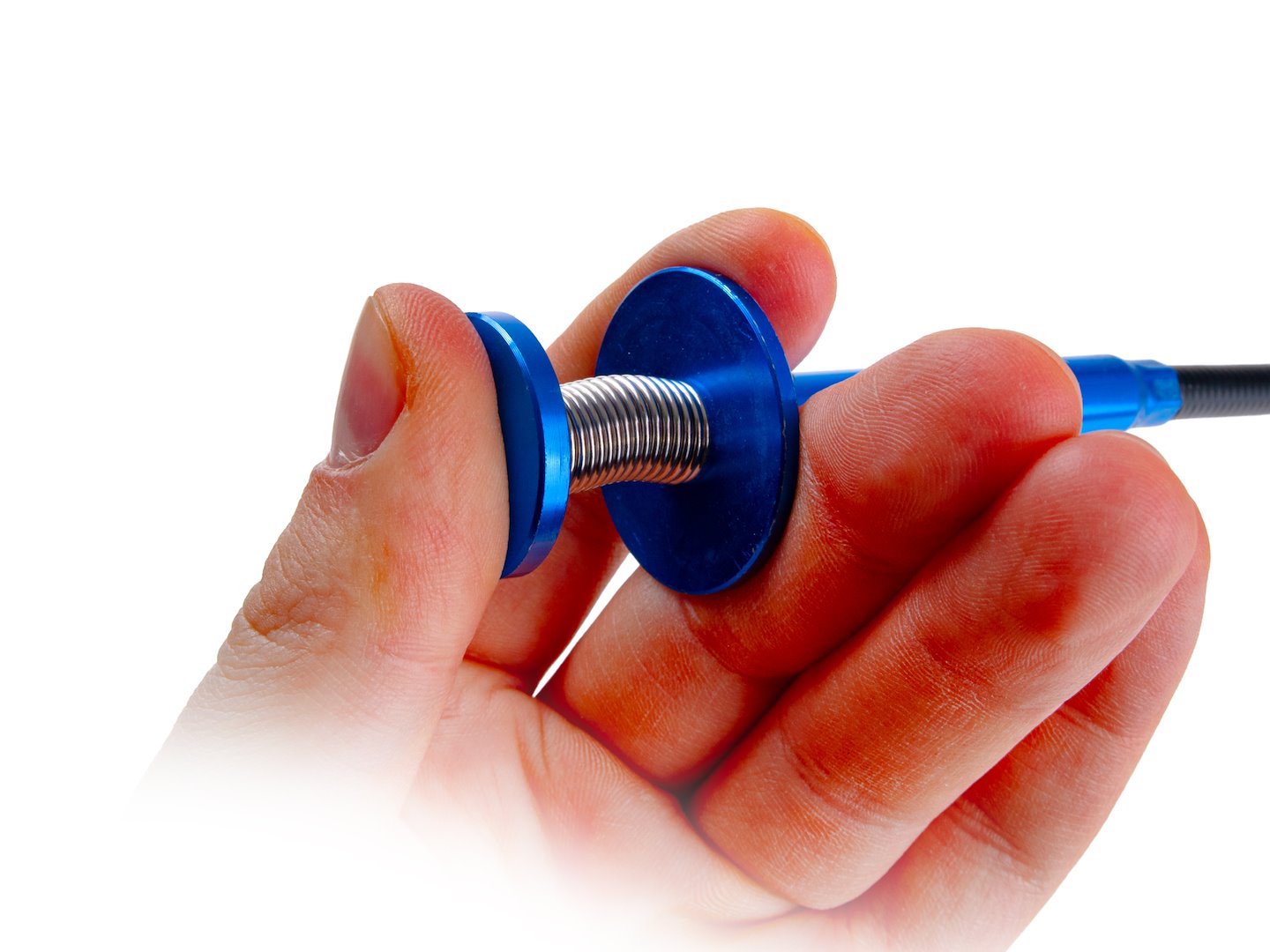 Flexibilný magnetický vťahovač s magnetom, pazúrmi a LED 68cm