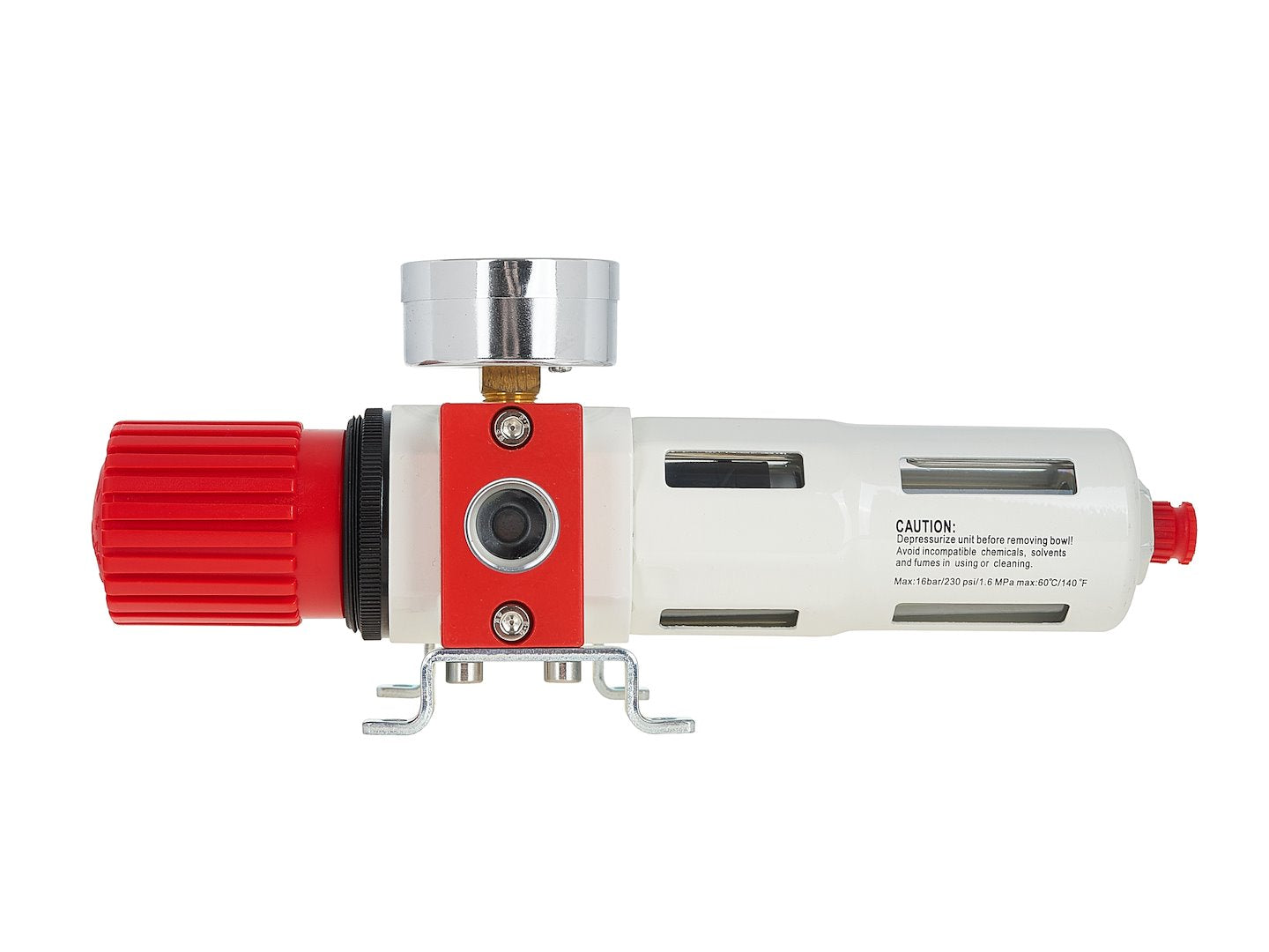 Odlučovač vody a mazacia jednotka s regulátorom tlaku 1/2'' Tvardy