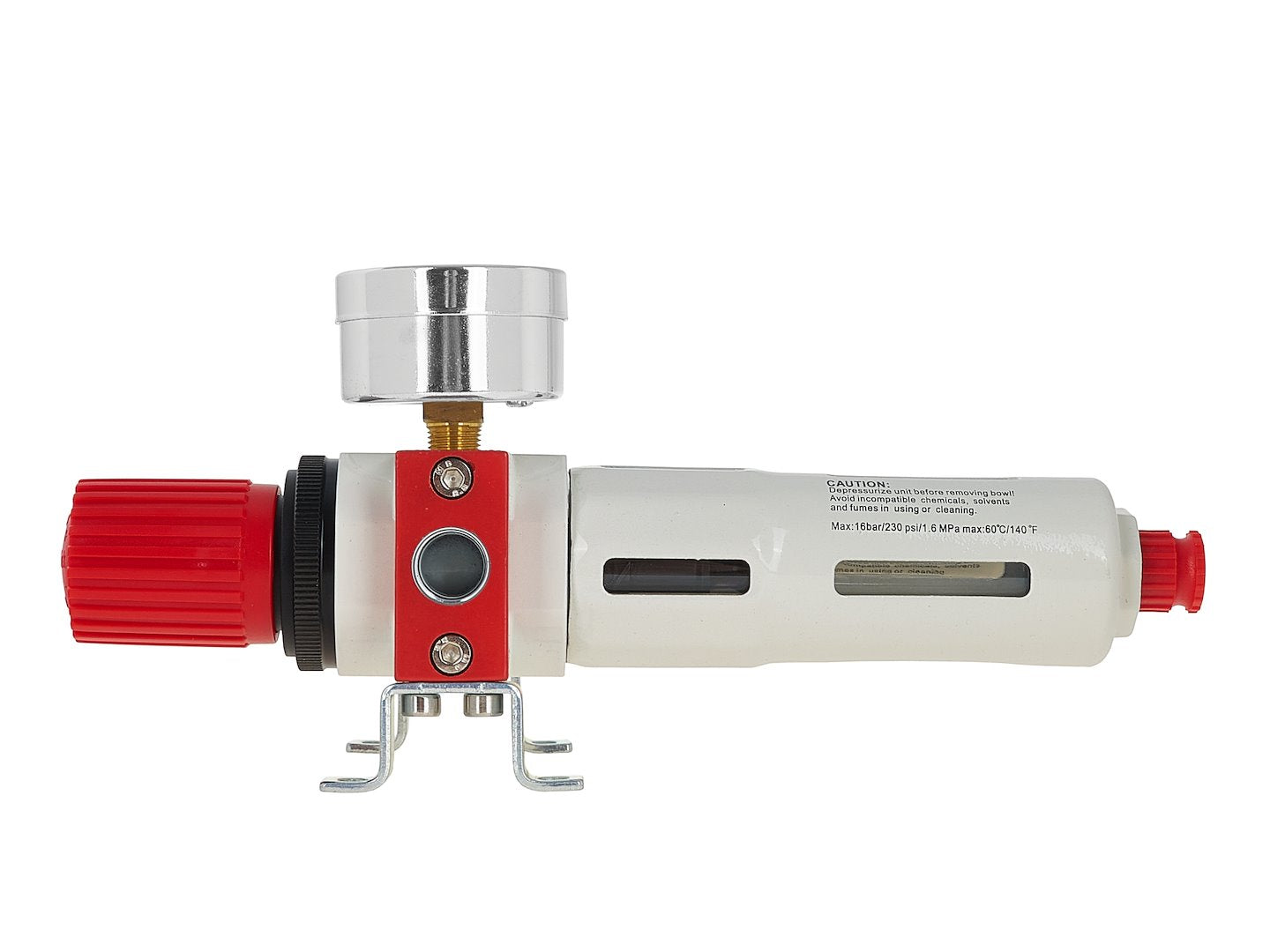 Odlučovač vody a mazacia jednotka s regulátorom tlaku 1/4'' Tvardy