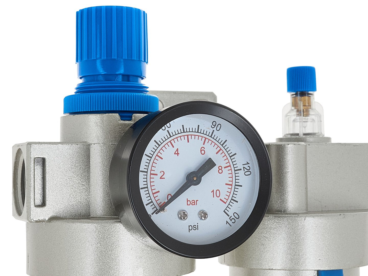 Filter vzduchu s odlučovačom vody, mazaním a regulátorom tlaku 1/2''