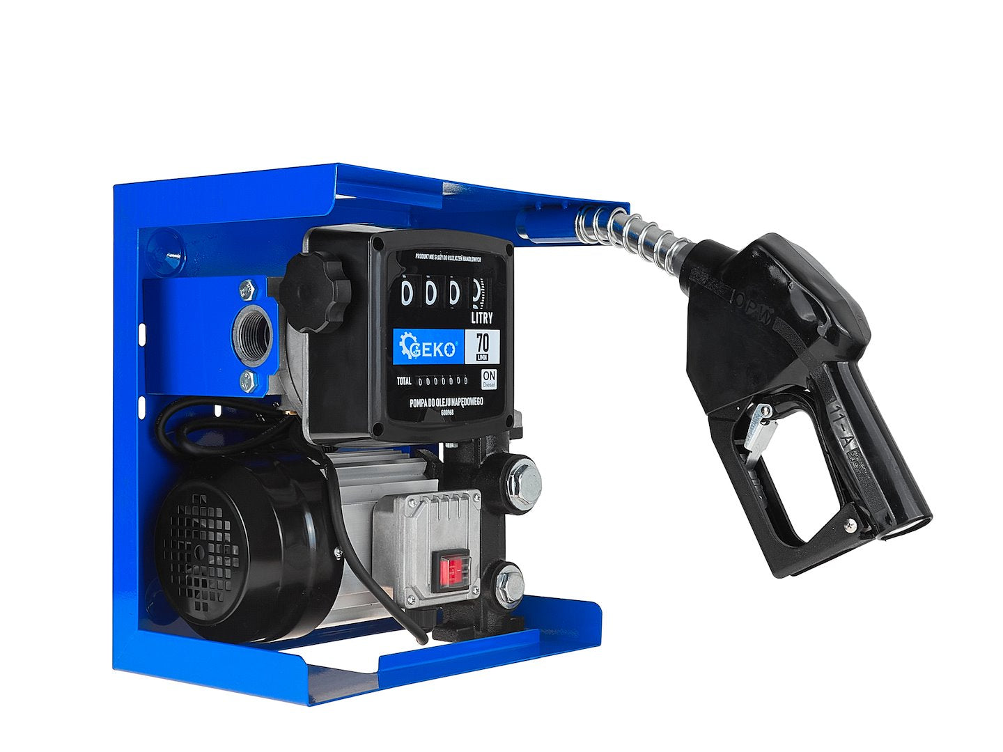 Samonasávacie čerpadlo - pumpa na naftu s prietokomerom, 70l/min, 900W Geko