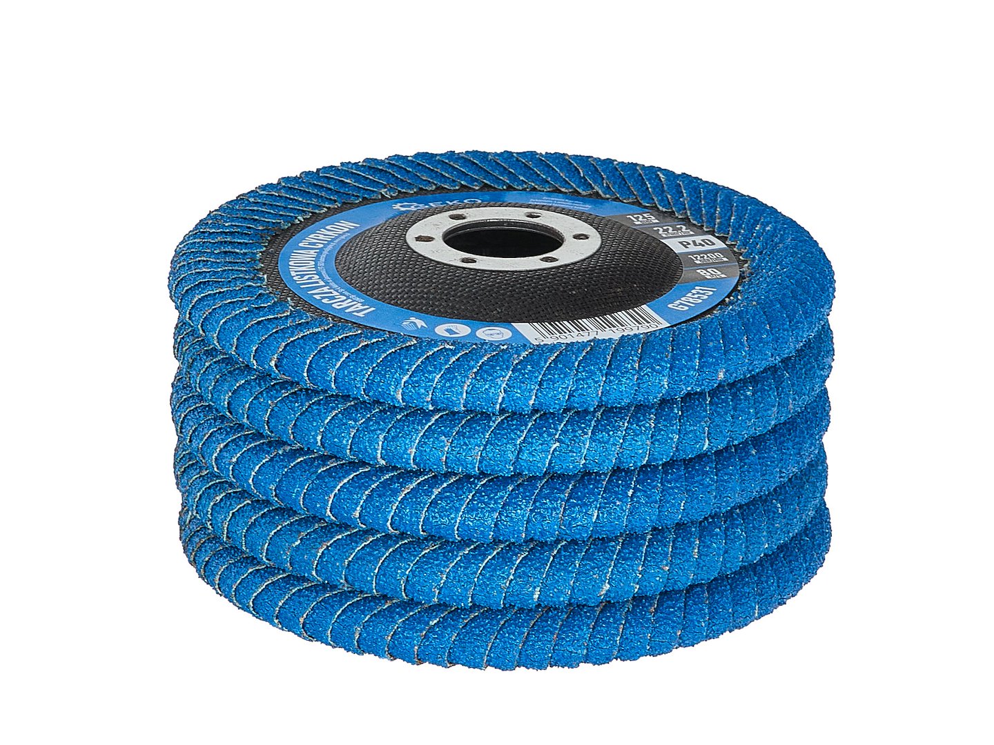 Lamelový zirkónový kotúč na hlboké zvary 125mm, P40