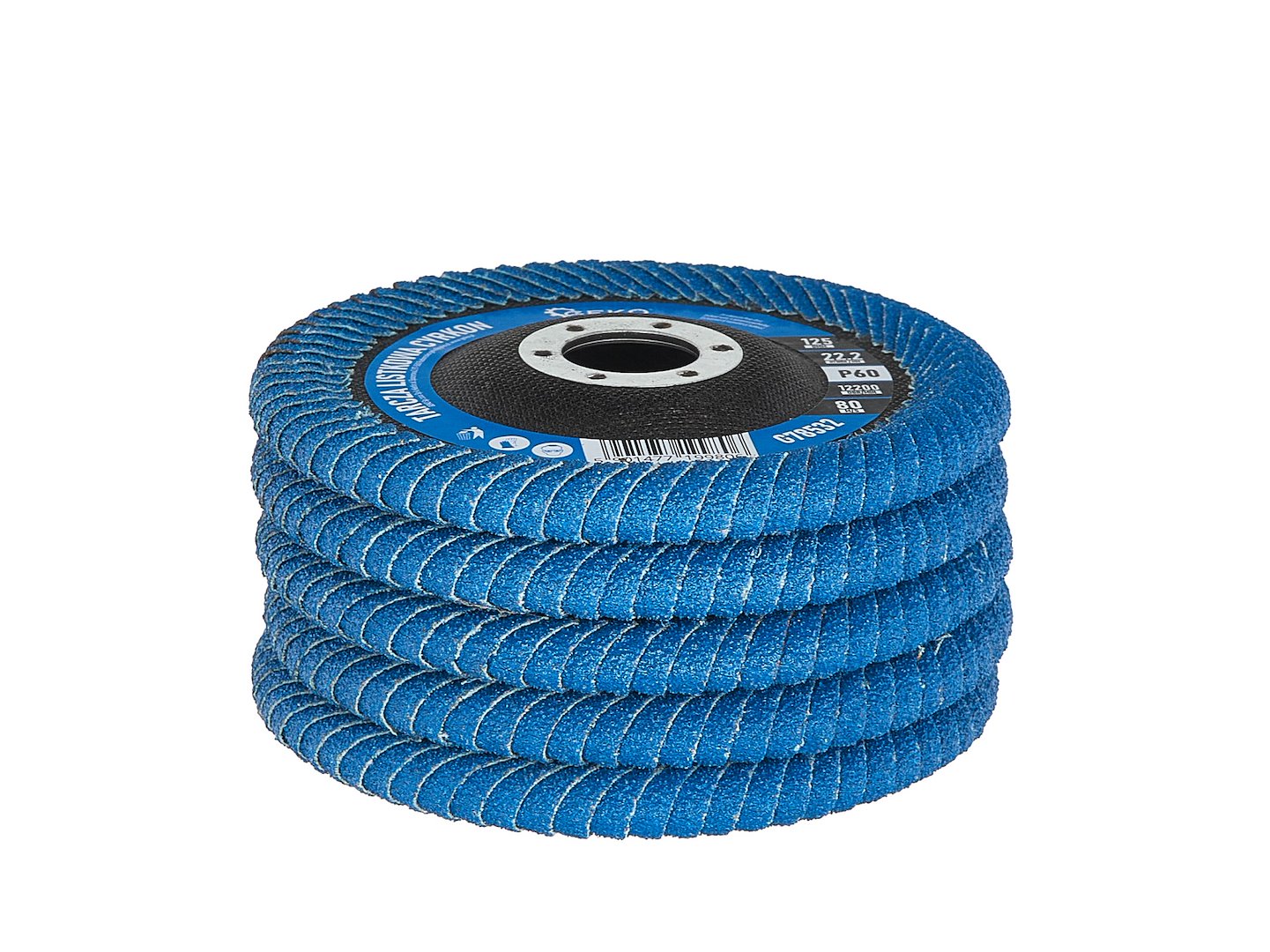 Lamelový zirkónovú kotúč na hlboké zvary 125mm P60