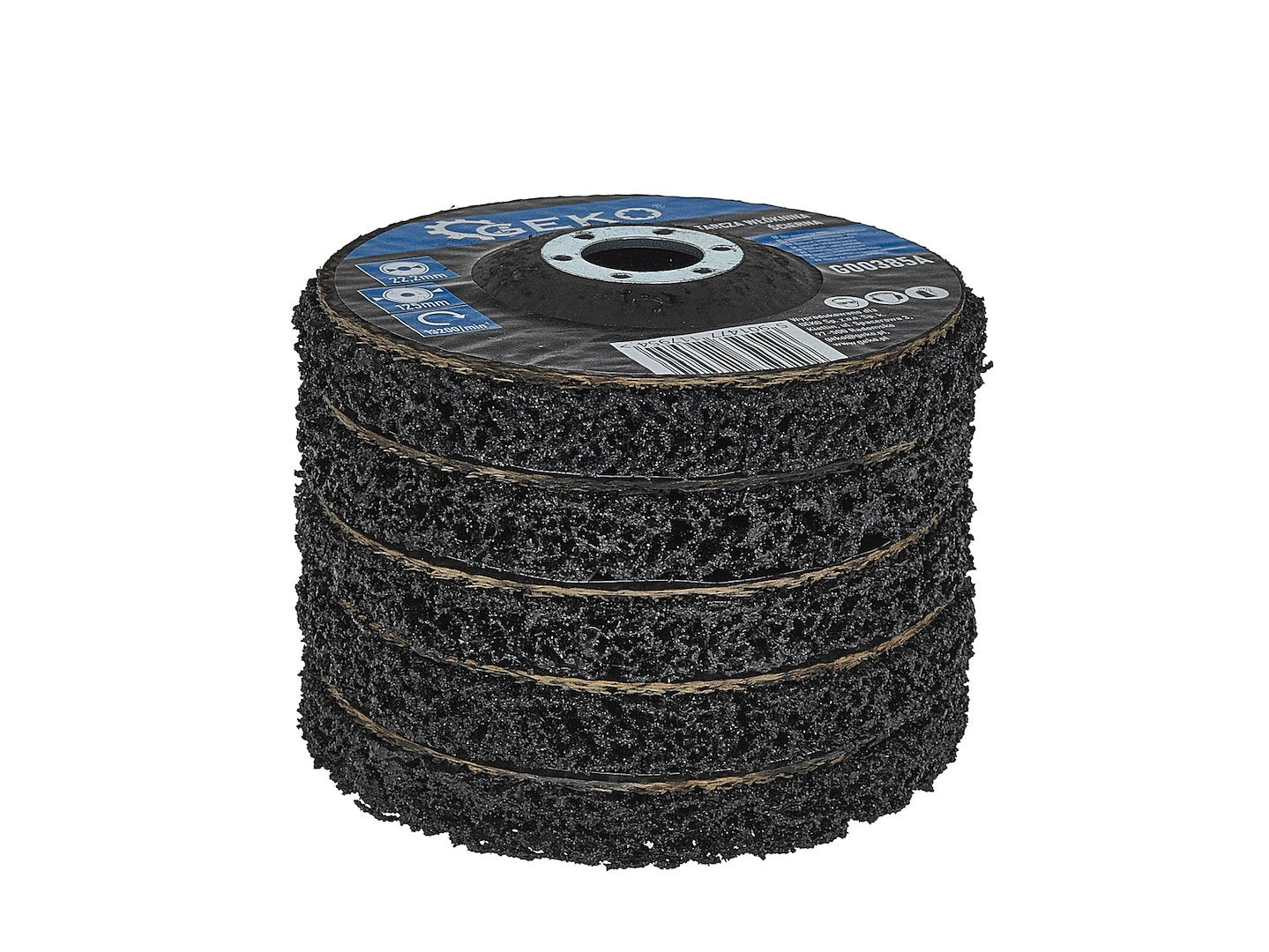 Abrazívny kotúč 125x22,2mm Clean&Strip na čistenie kovu, nehrdzavejúcej ocele a plastu, Geko