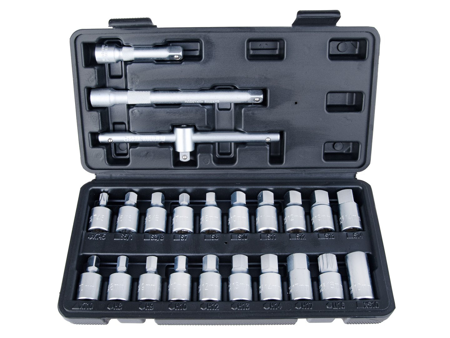 Sada kľúčov na výpustnézátky olejovej vane, 23ks Geko