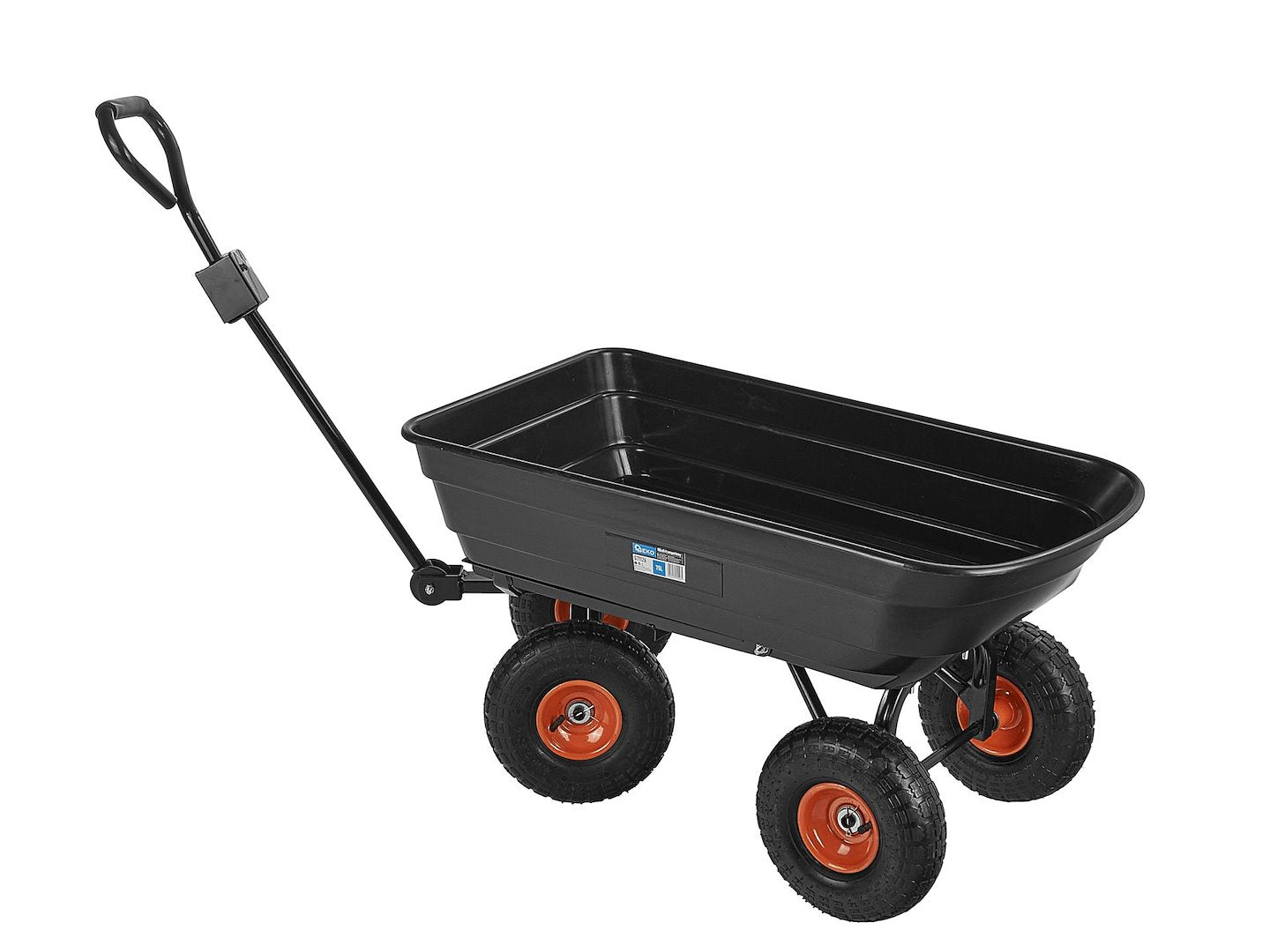 Vyklápací záhradný vozík, 75kg, Geko